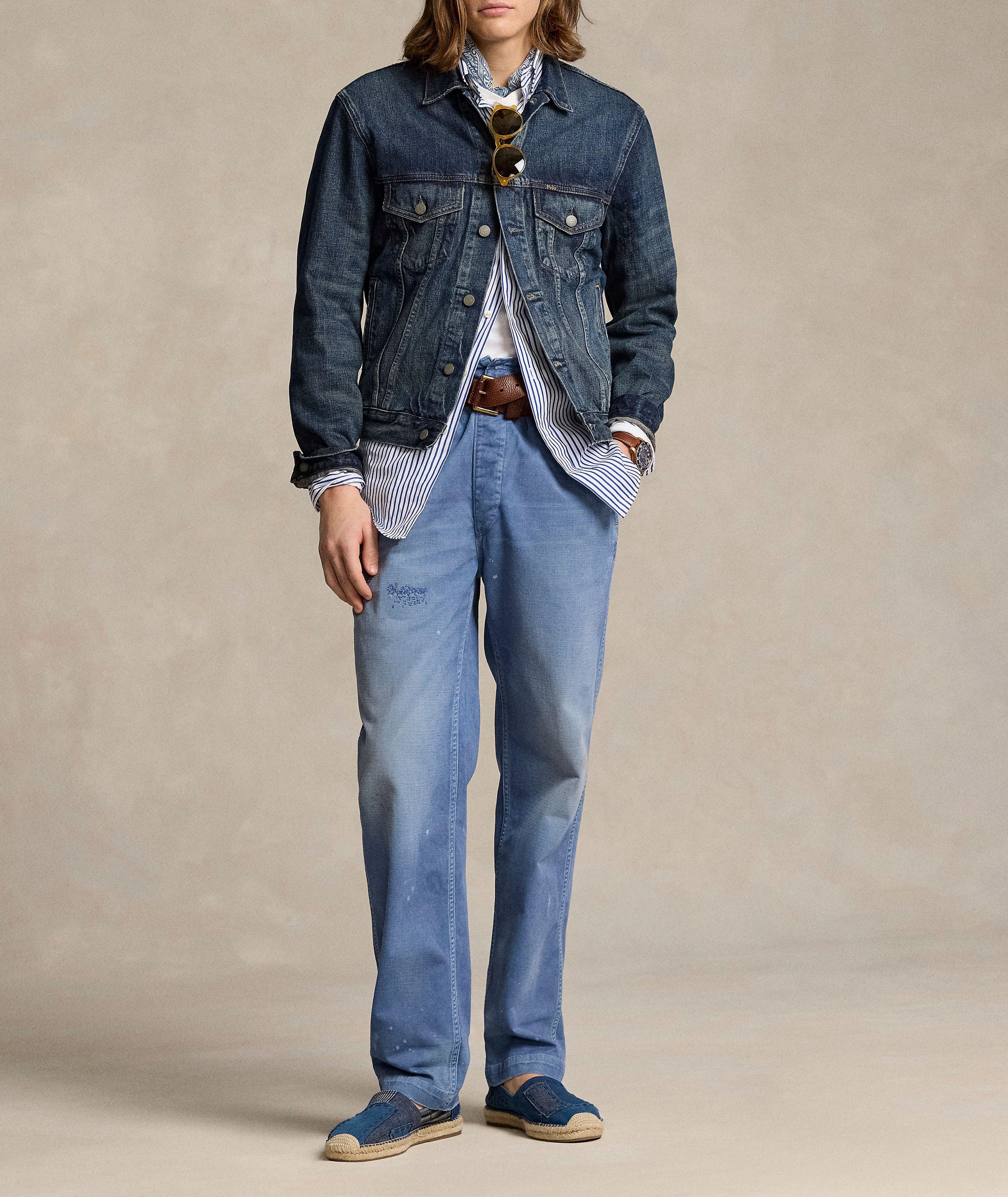 Veste trucker en denim image 4