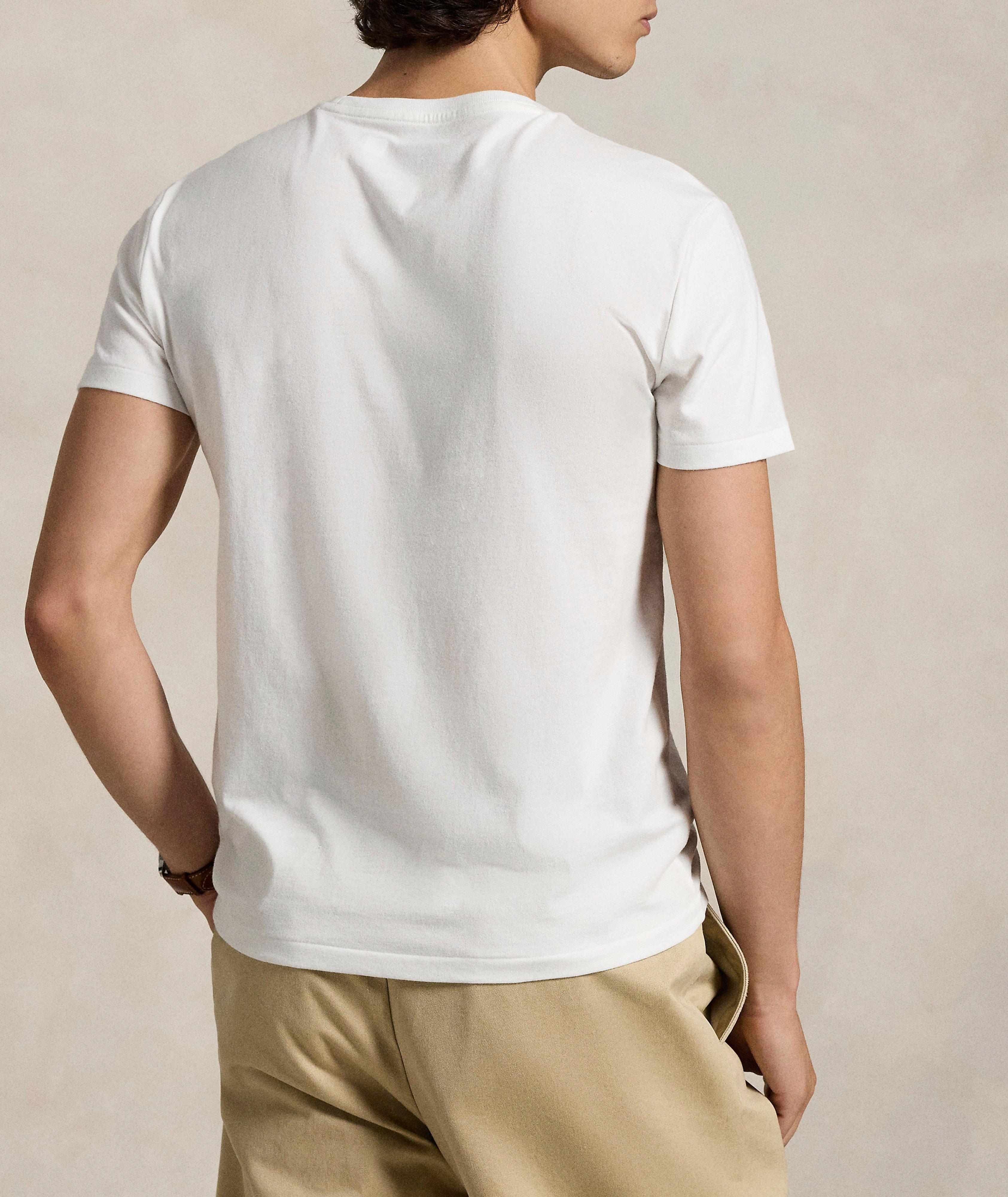 Cotton Jersey Crewneck T-Shirt image 1