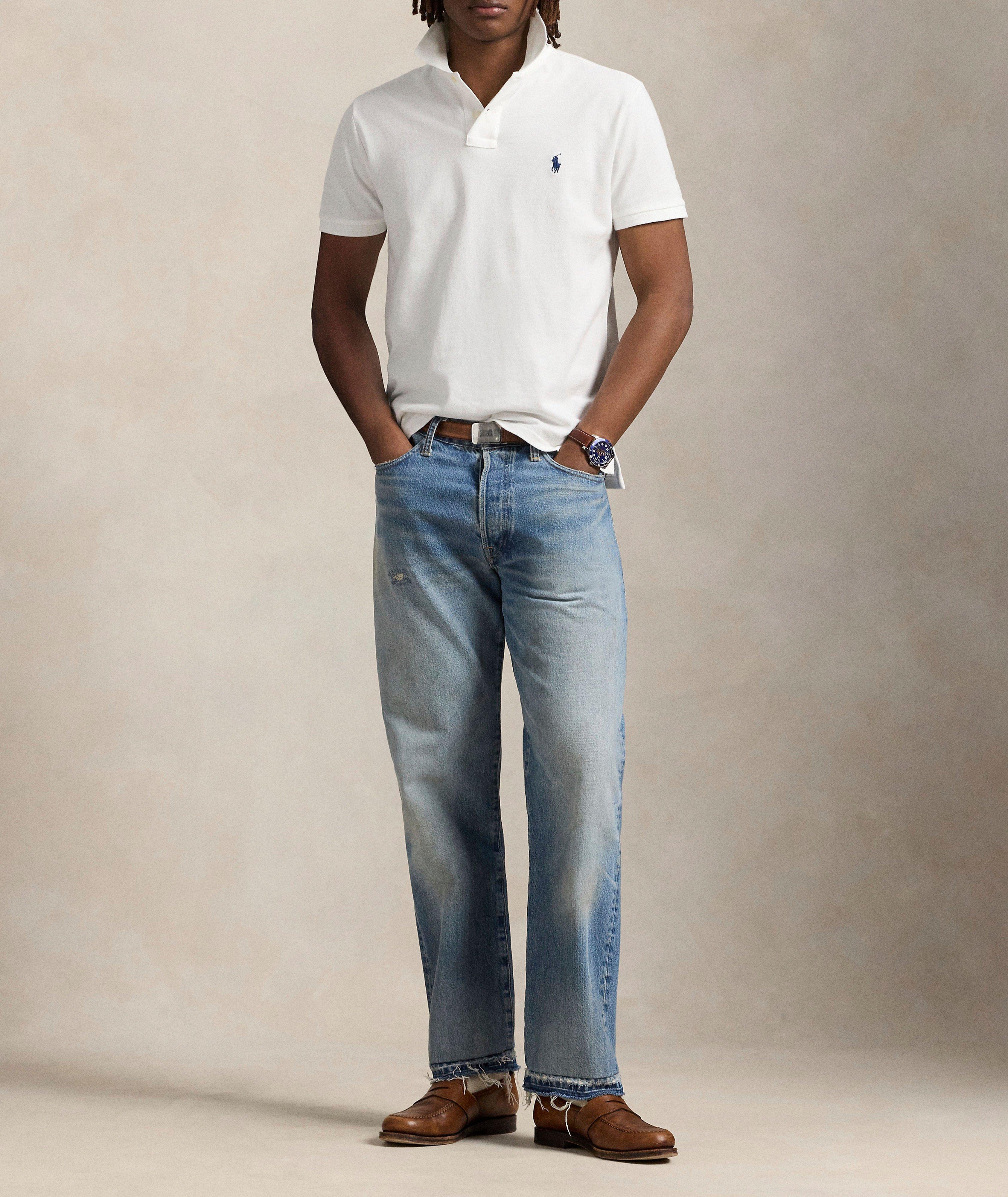 Polo en maille de coton emblématique image 4