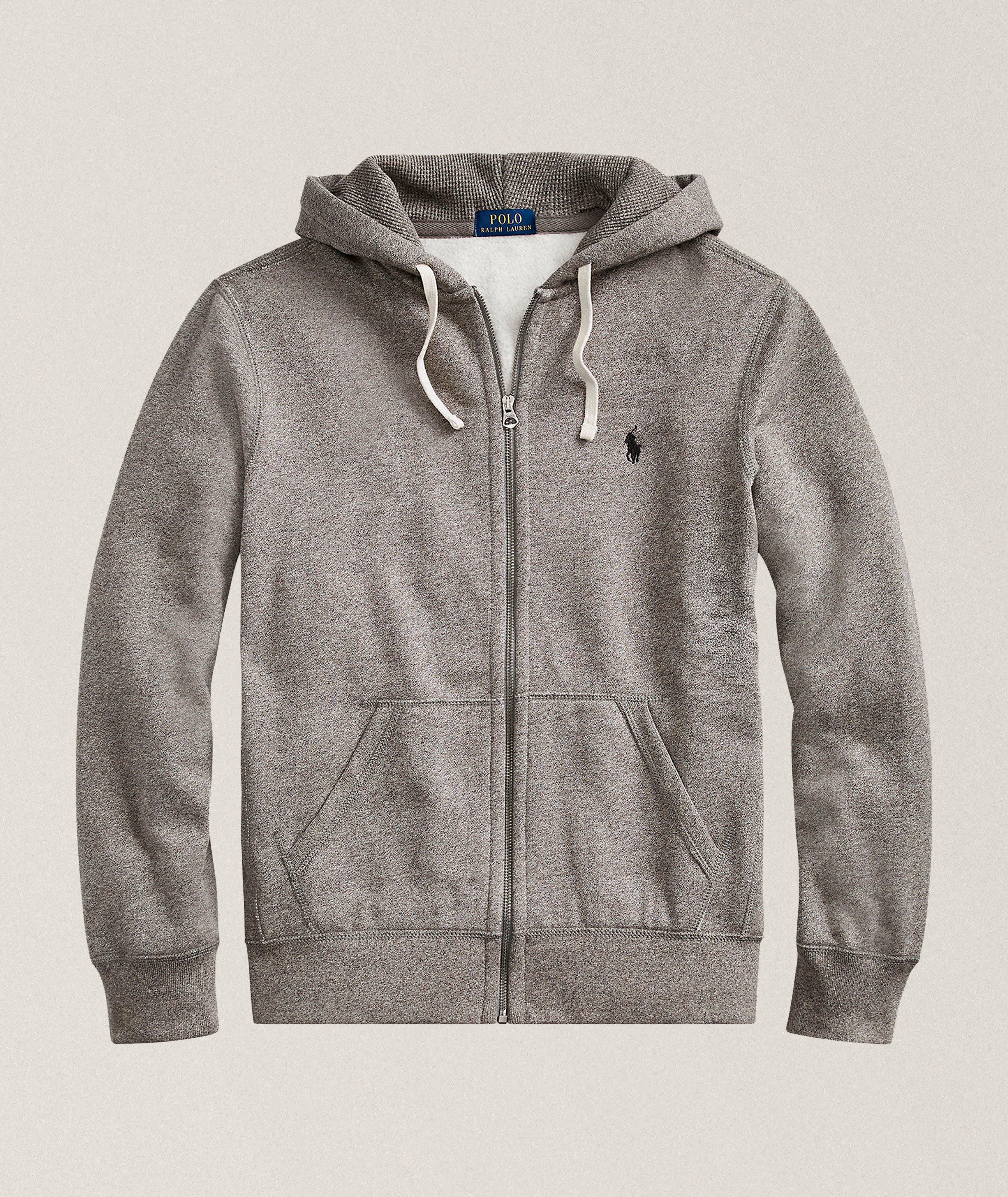Fleece Full-Zip Hooded Sweater image 0