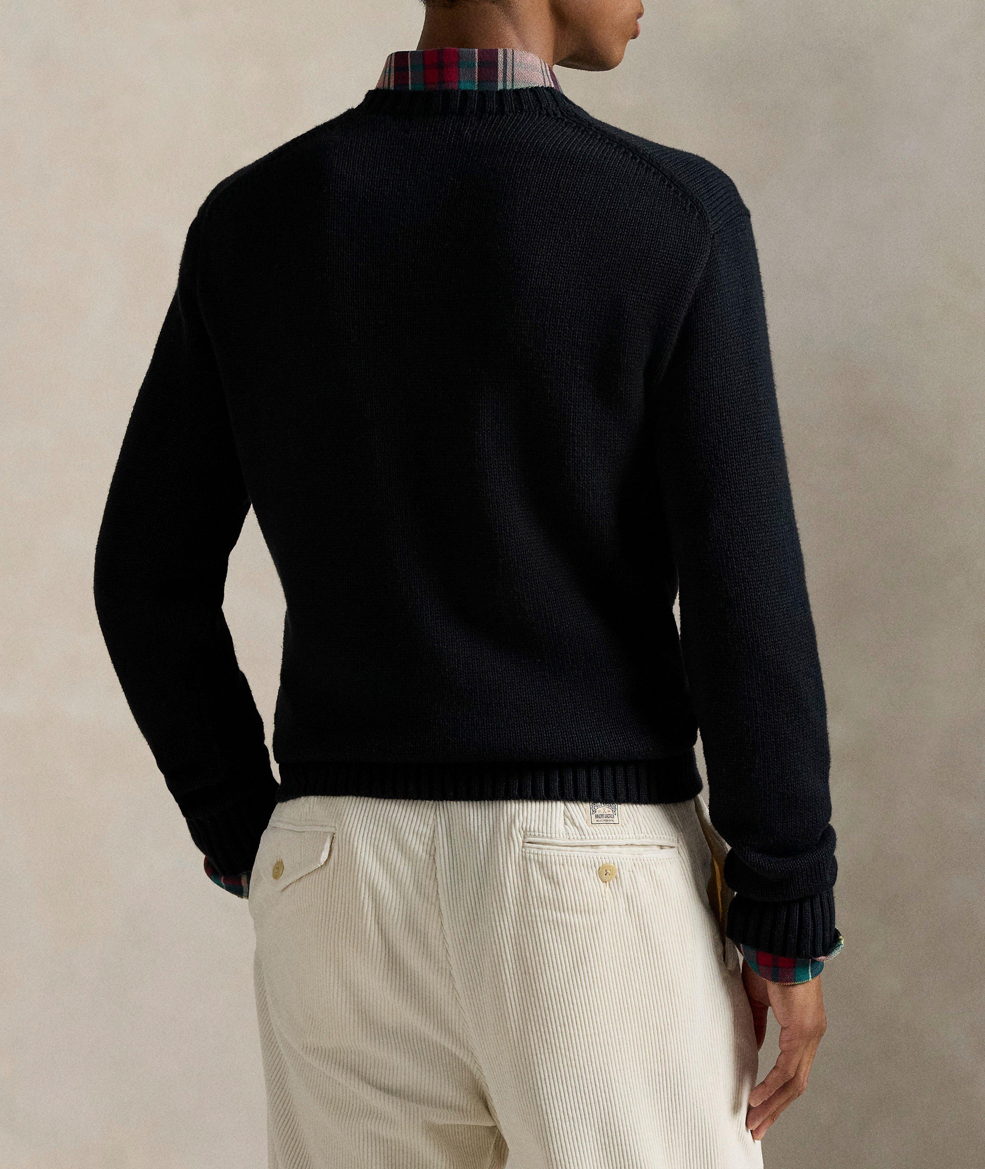 Pull Polo Bear en coton et cachemire image 2