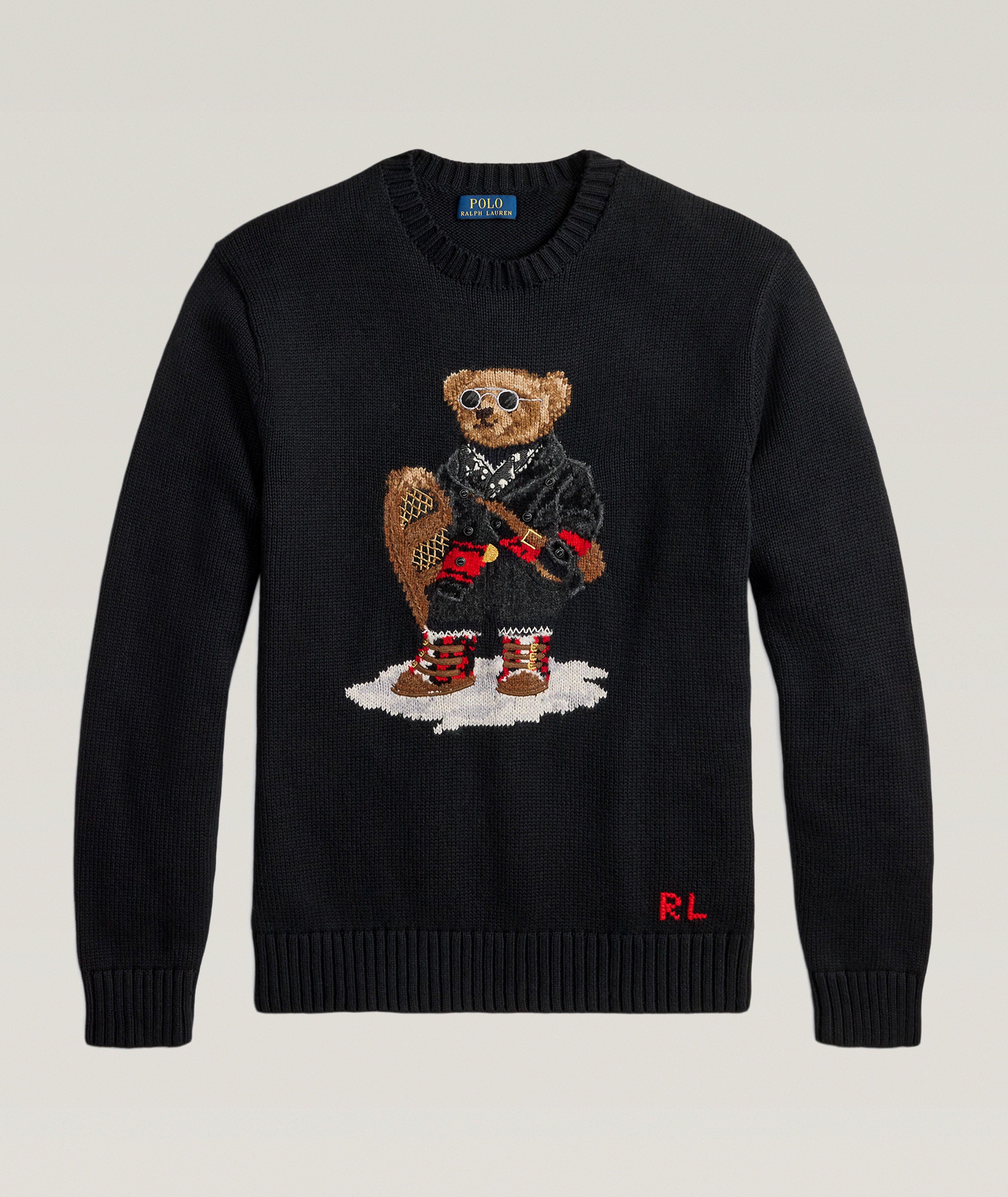 Pull Polo Bear en coton et cachemire image 0
