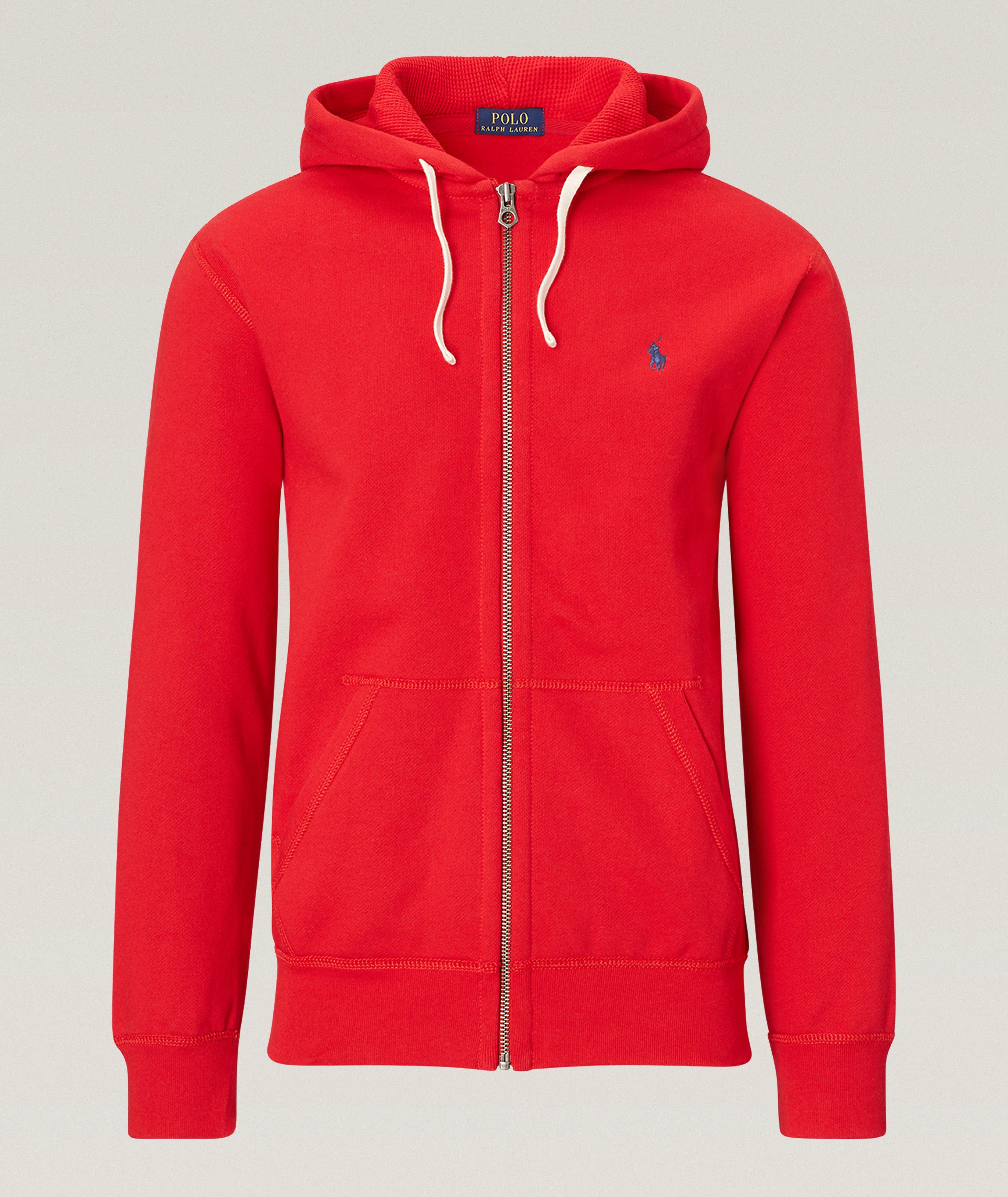 Fleece Full-Zip Hooded Sweater image 0