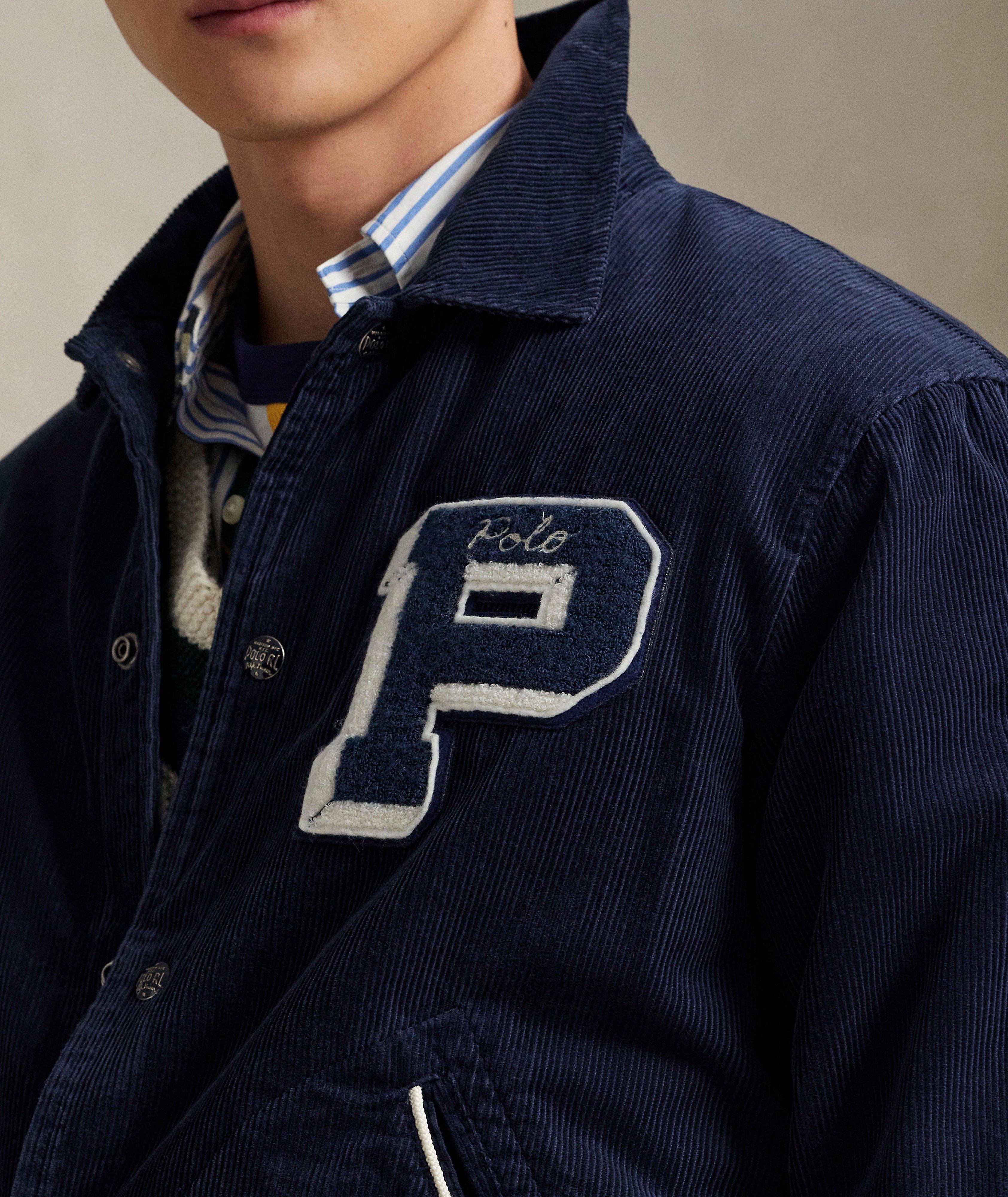 Corduroy Letterman Jacket image 3