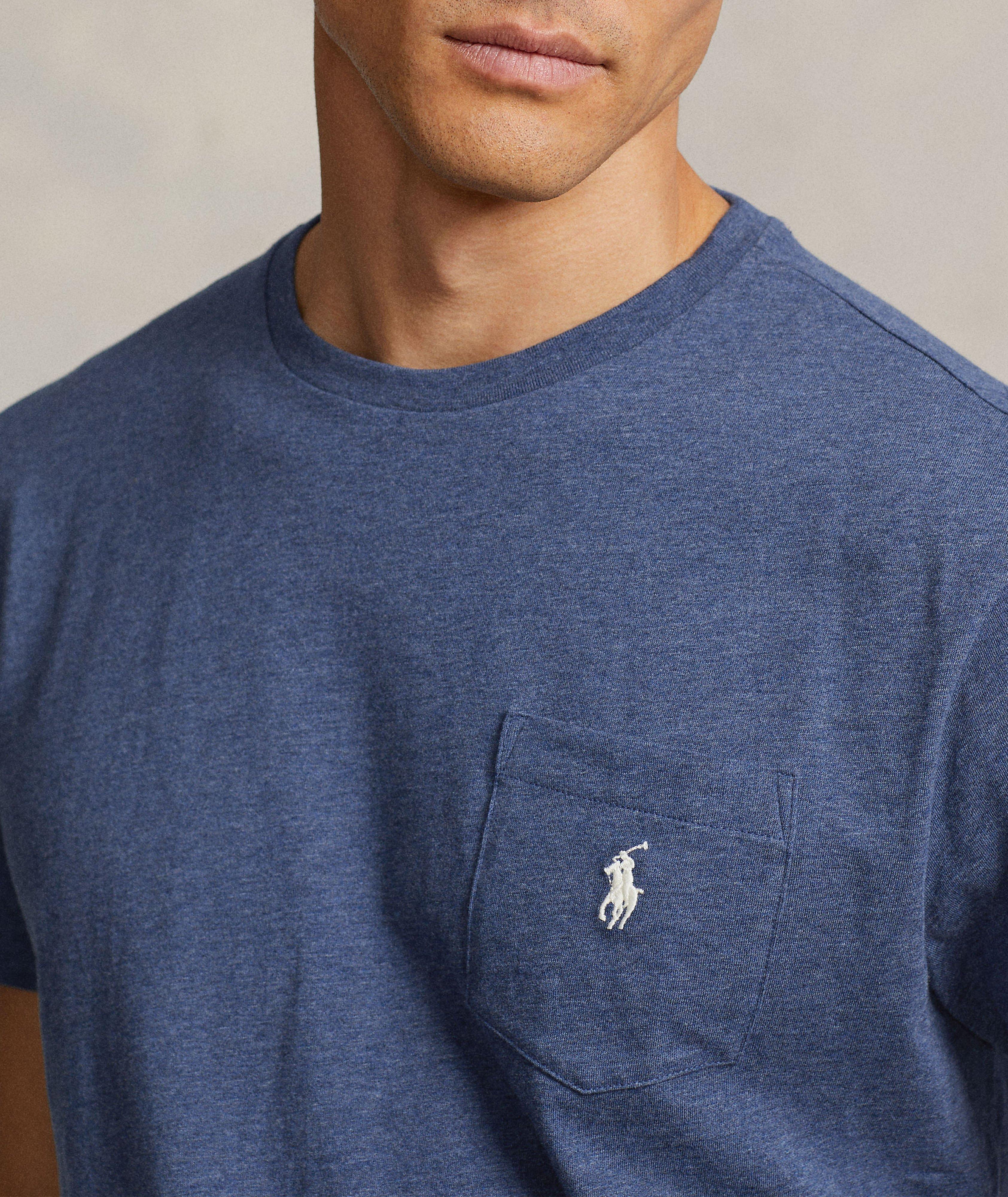 Jersey Patch Pocket Crewneck T-Shirt image 3