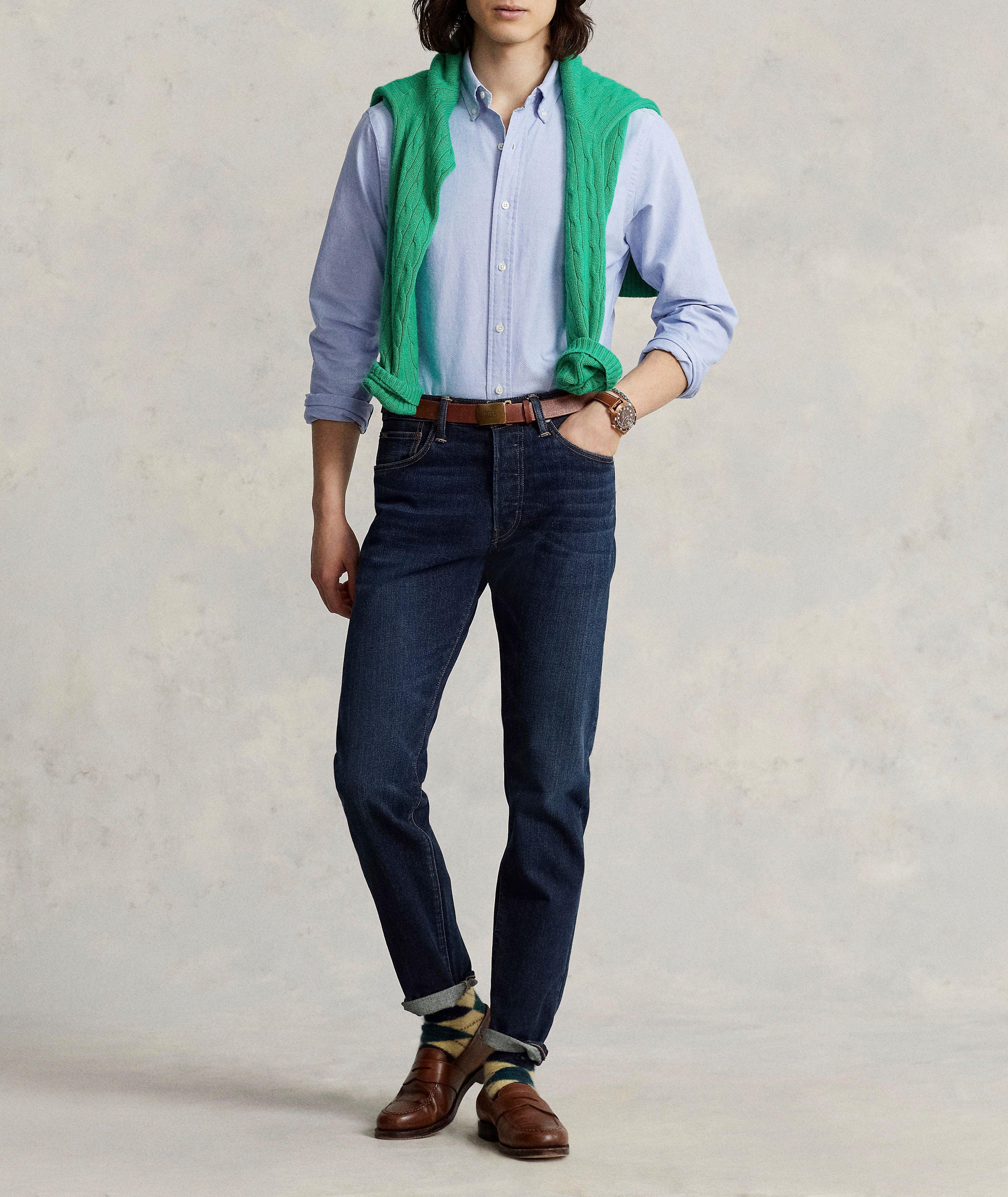 Chemise Oxford en coton emblématique image 3