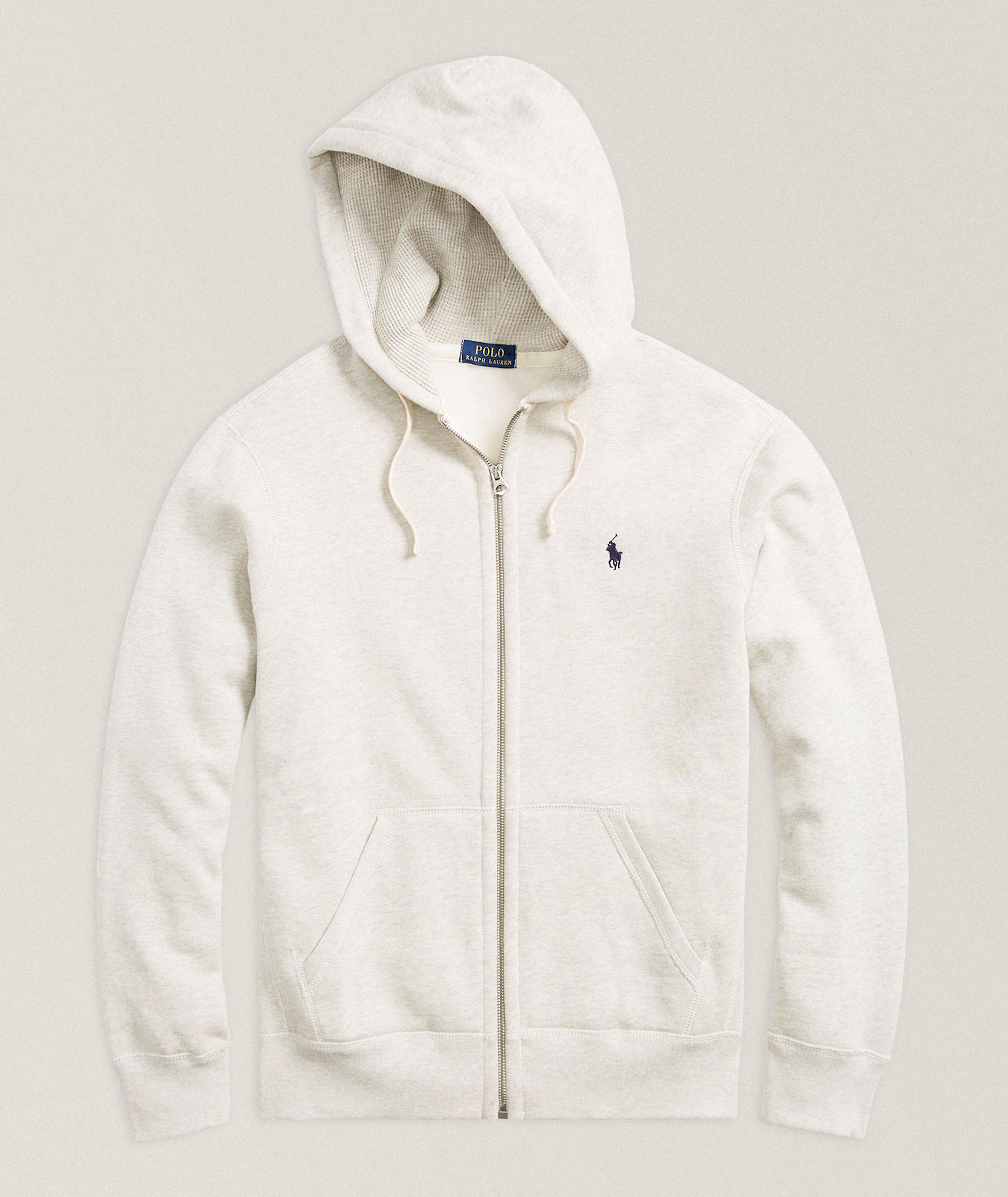 Sweat à capuche zippé en molleton image 0