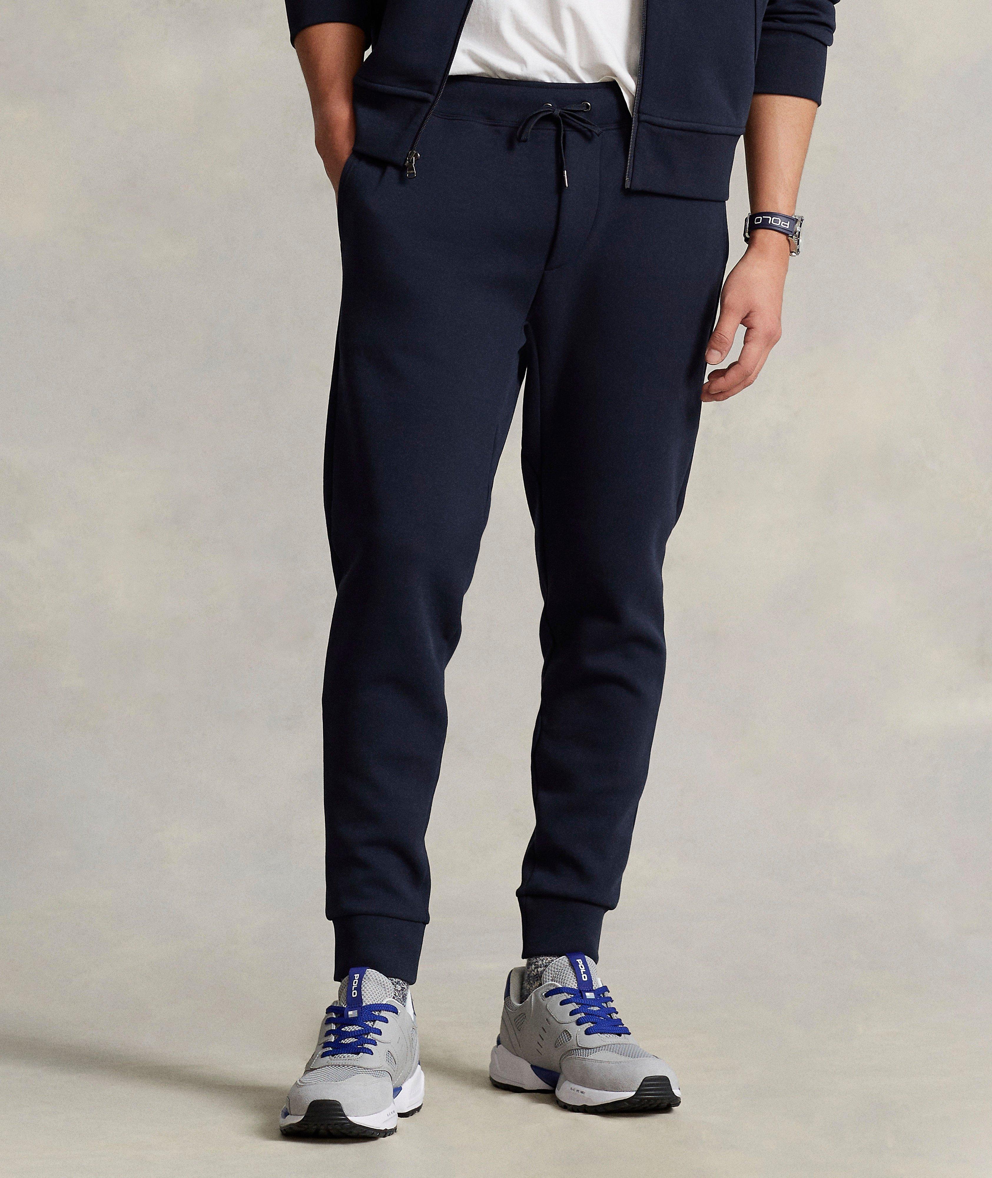 Pantalon de jogging en coton mélangé double tricot image 1
