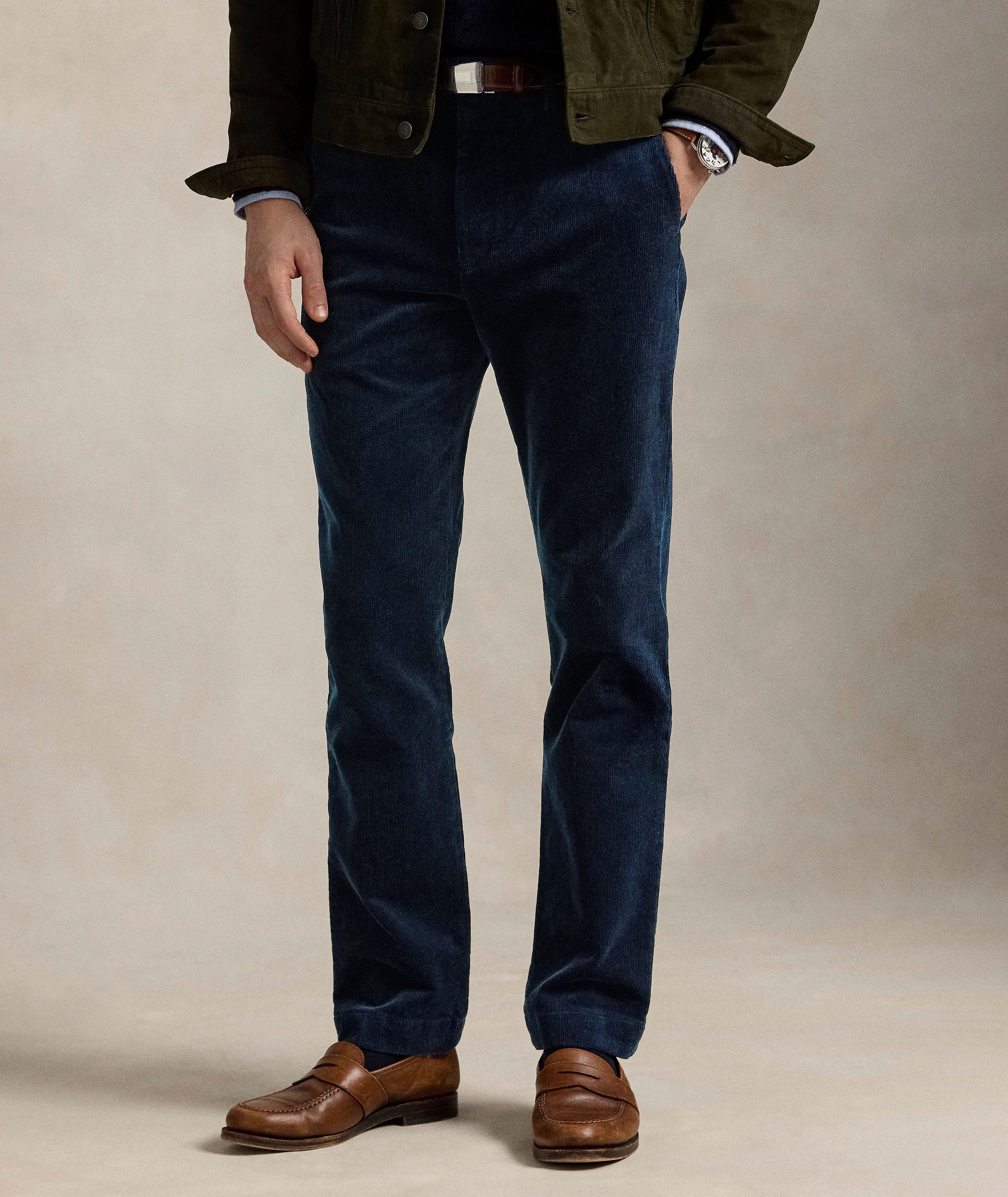 Pantalon Andover slim en velours côtelé stretch image 1