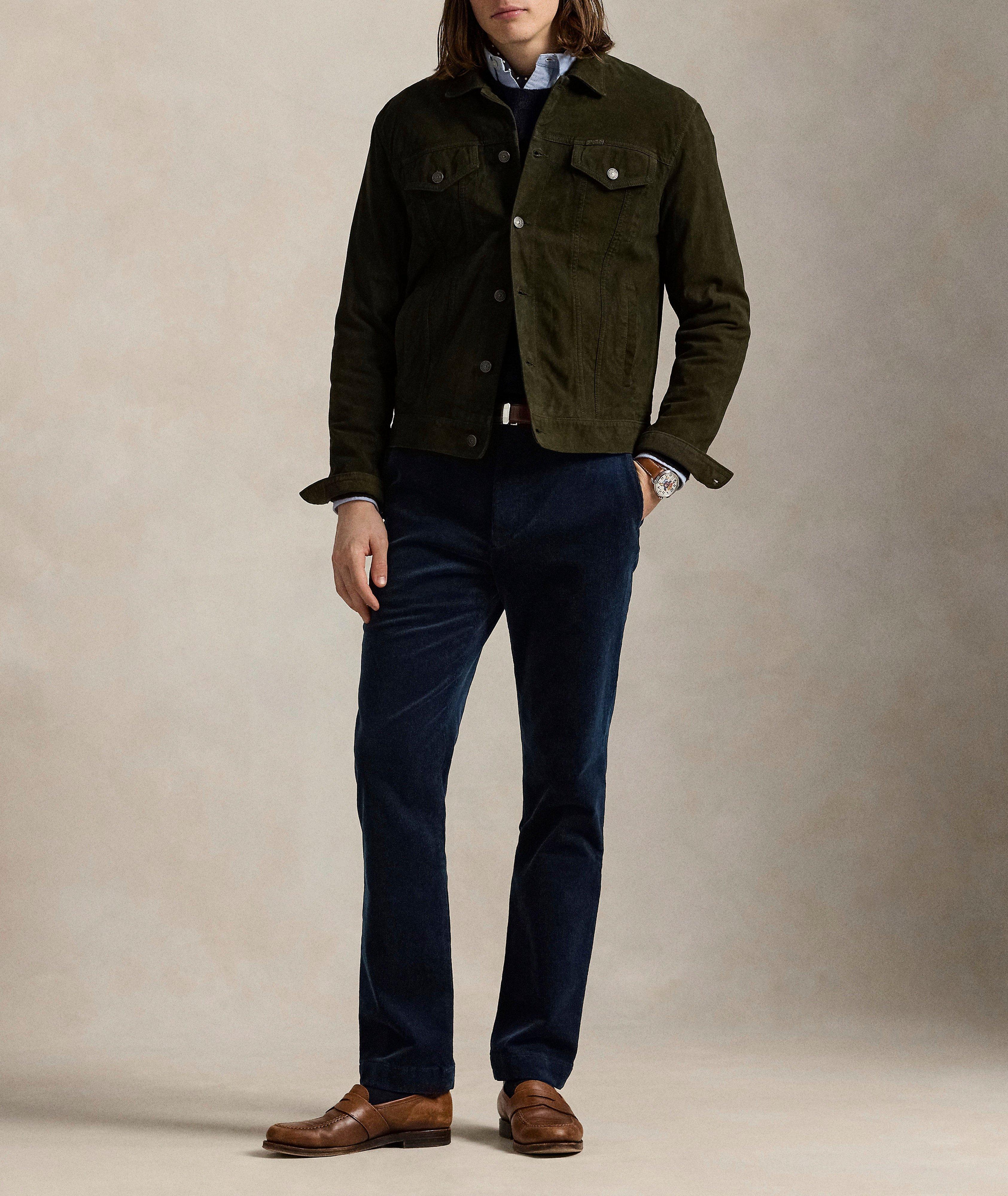Pantalon Andover slim en velours côtelé stretch image 4