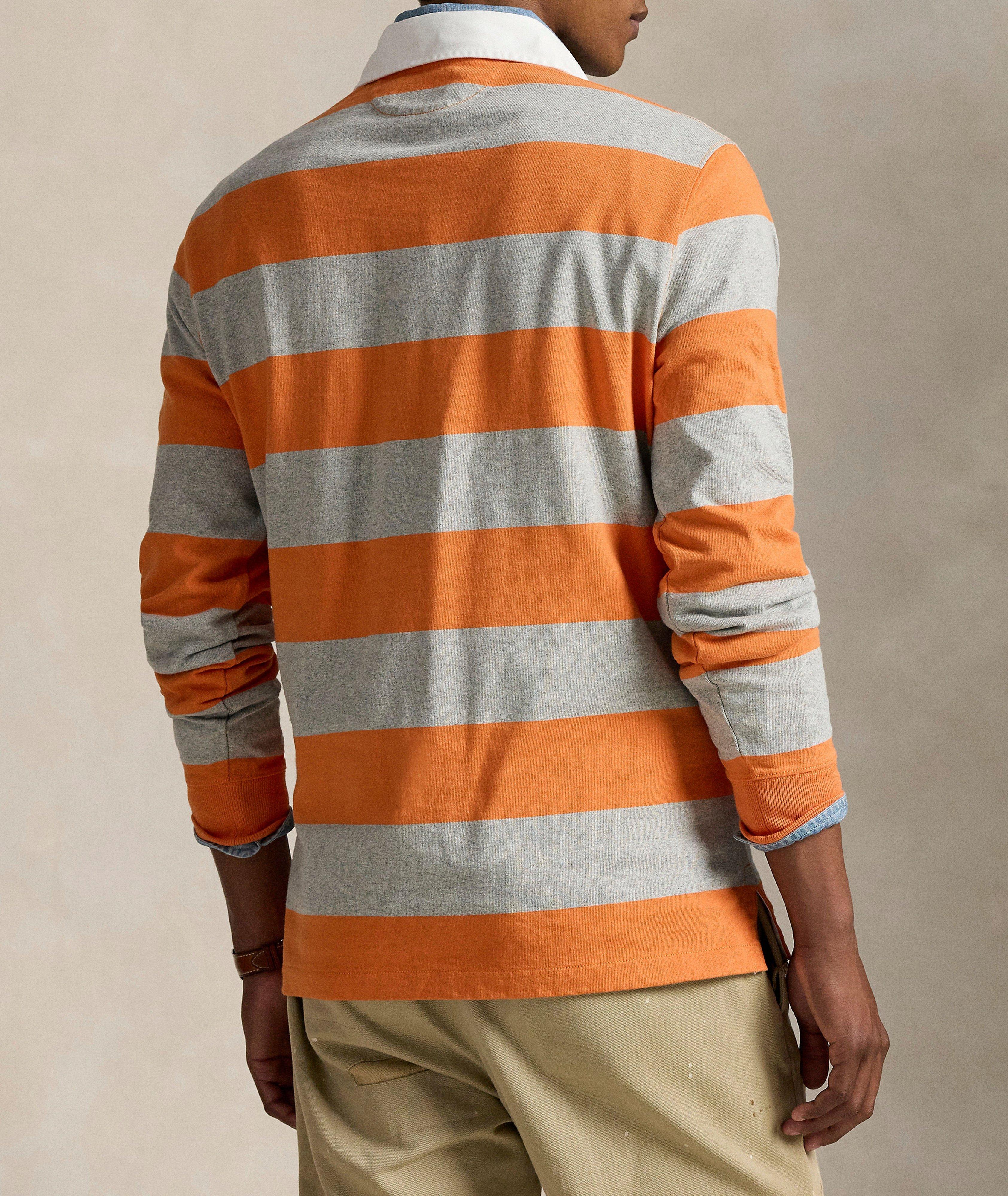 Iconic Striped Cotton Rugby Shirt image 2