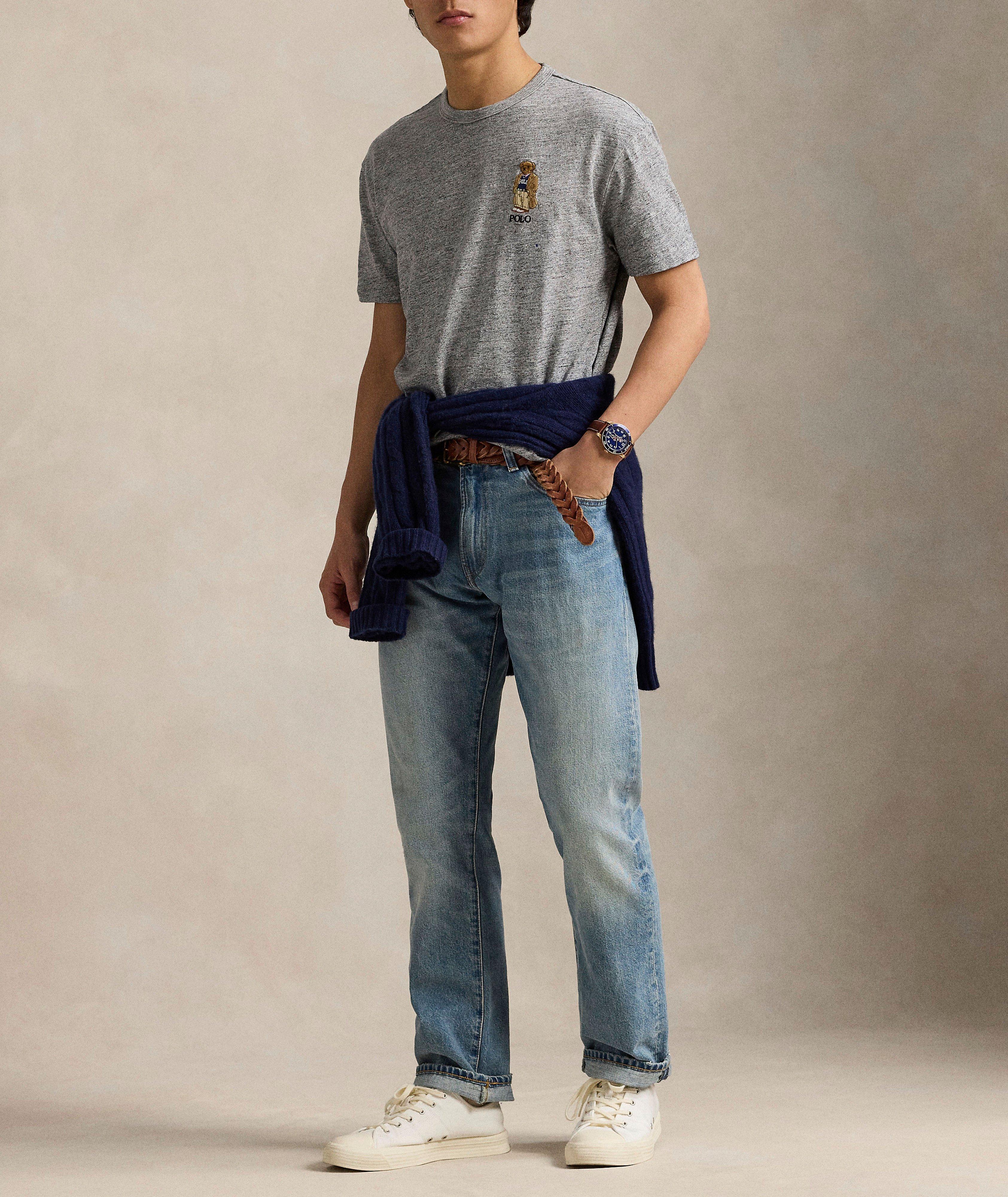 T-shirt en coton brodé Polo Bear image 3