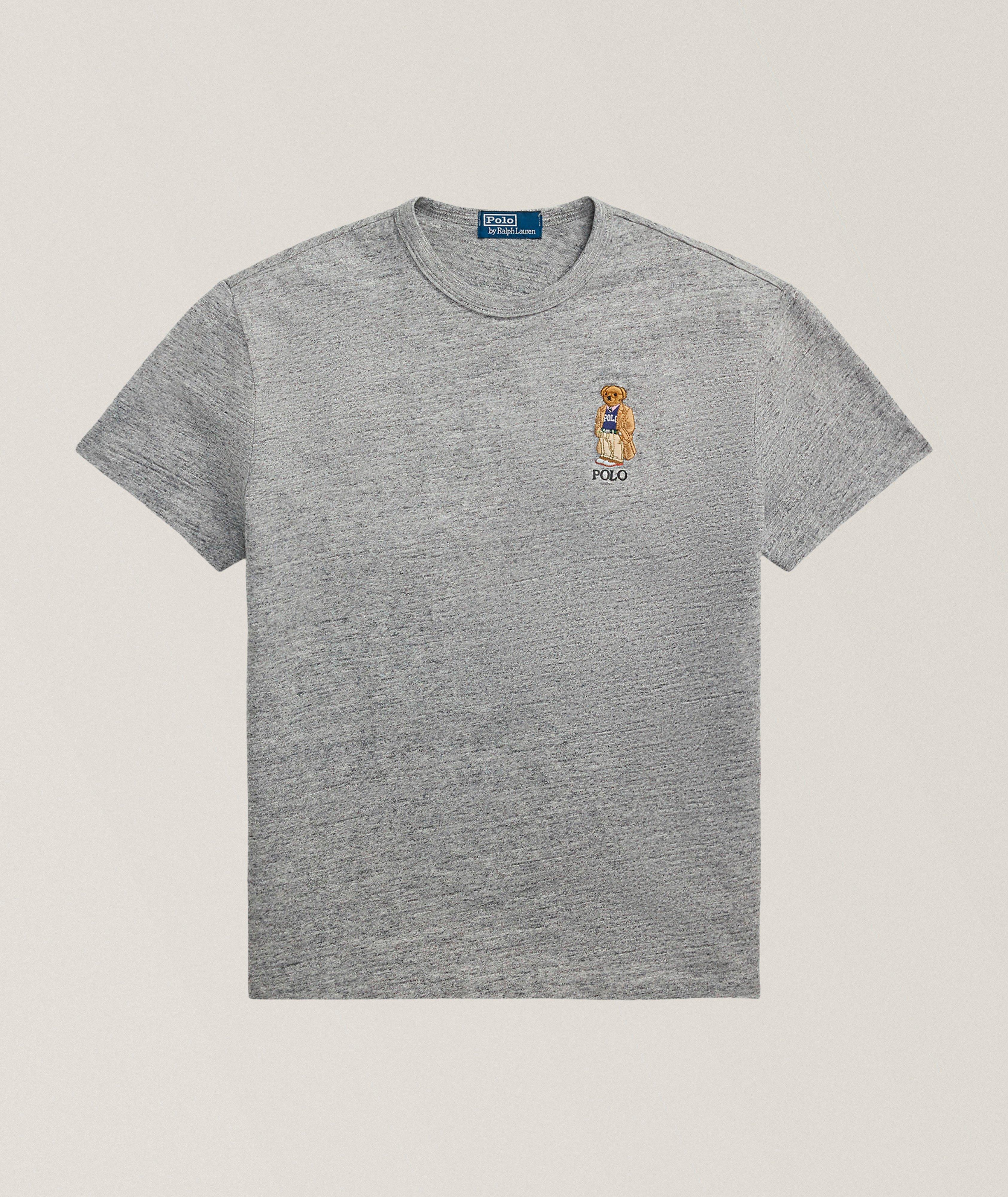T-shirt en coton brodé Polo Bear image 0