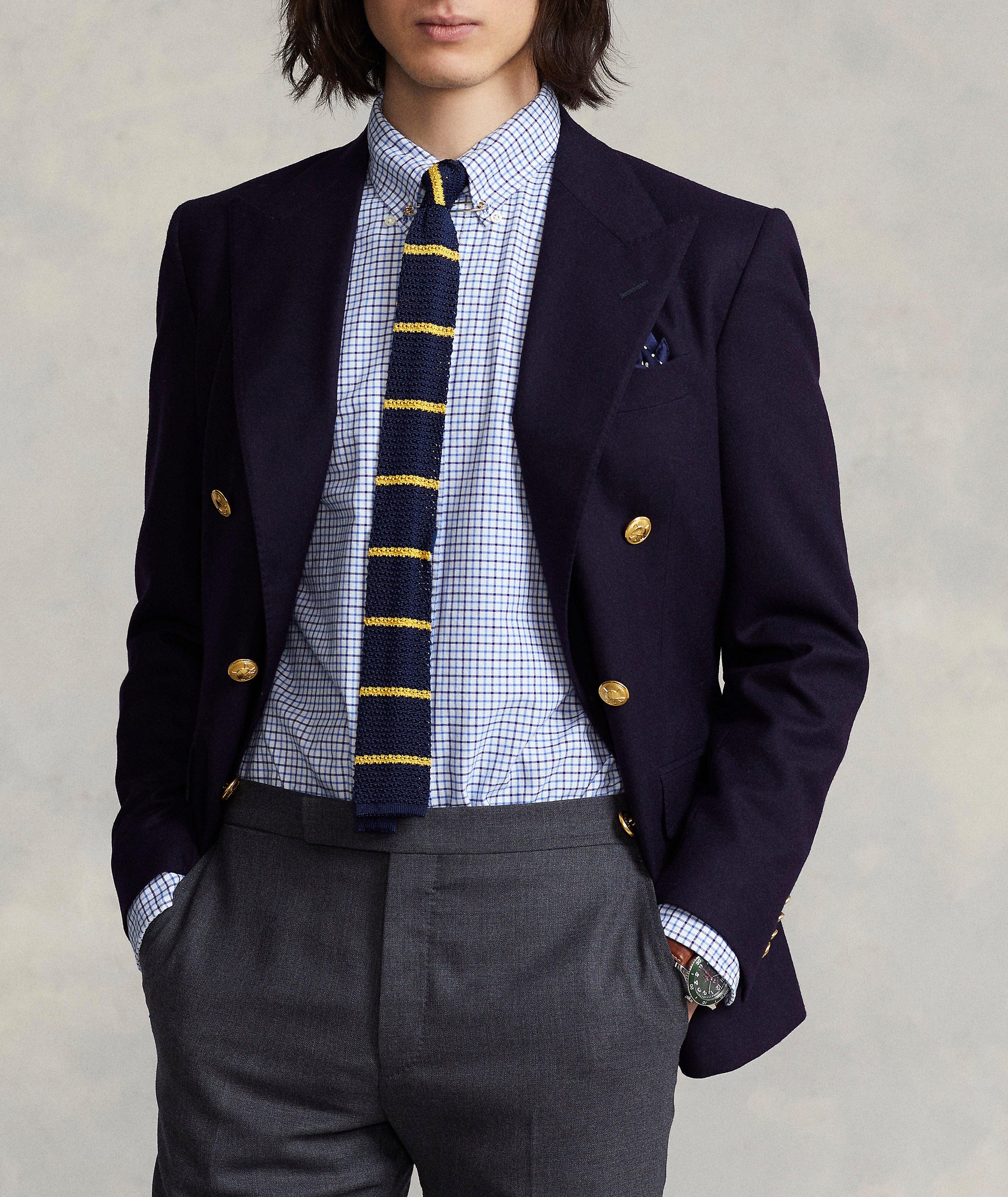 Chemise Oxford en coton à carreaux Tattersall image 3