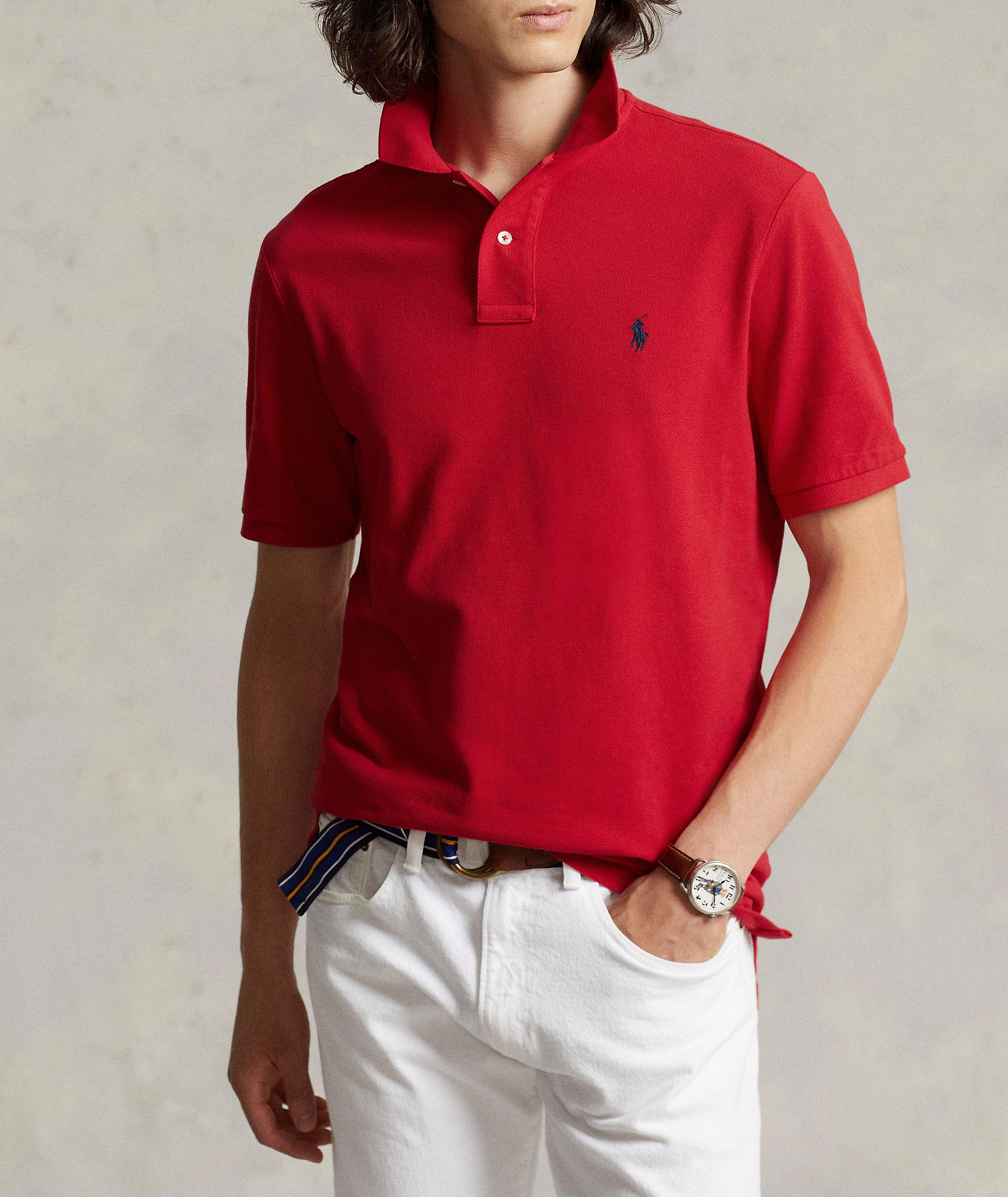 Polo en maille de coton emblématique image 1
