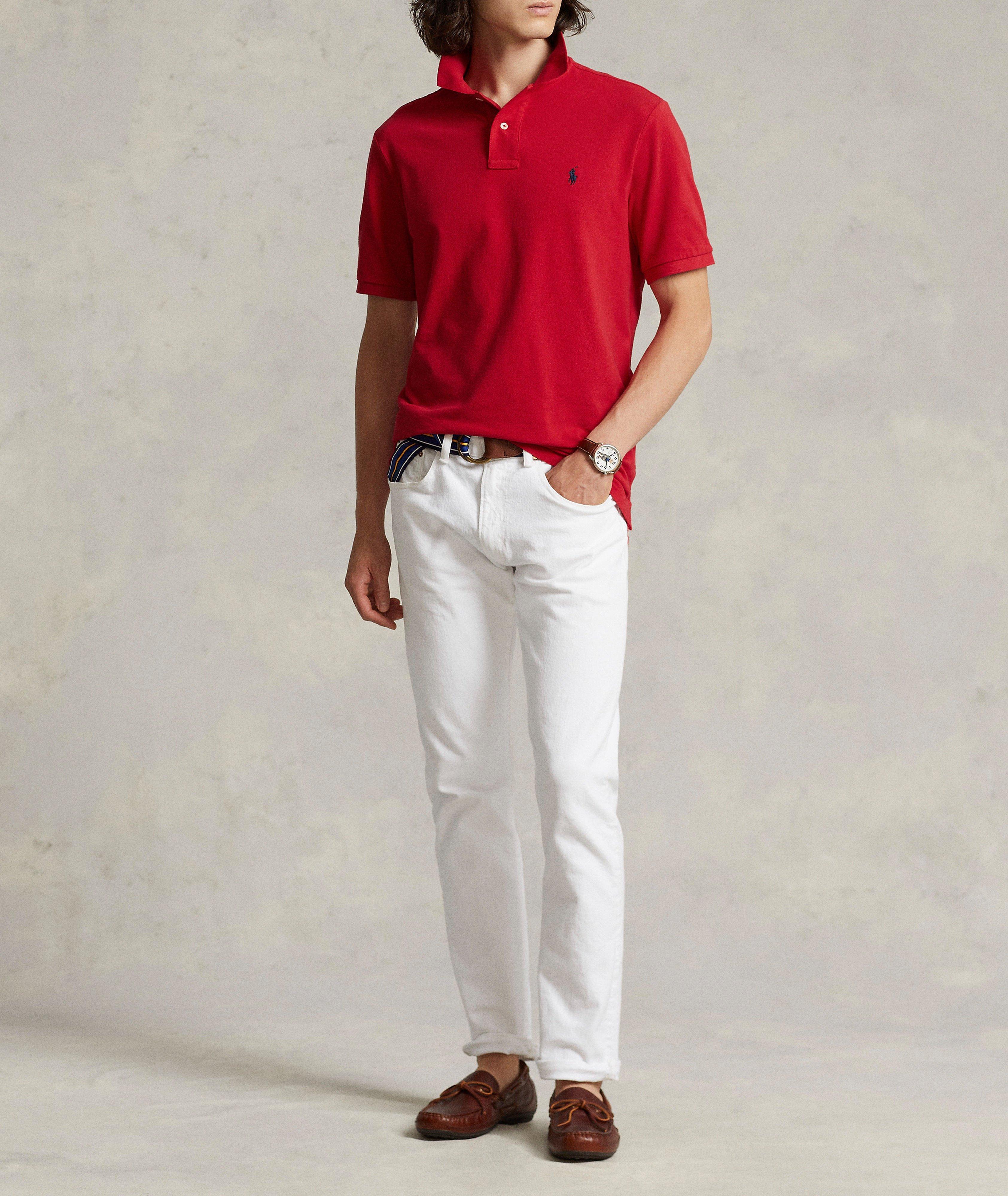 Polo en maille de coton emblématique image 3
