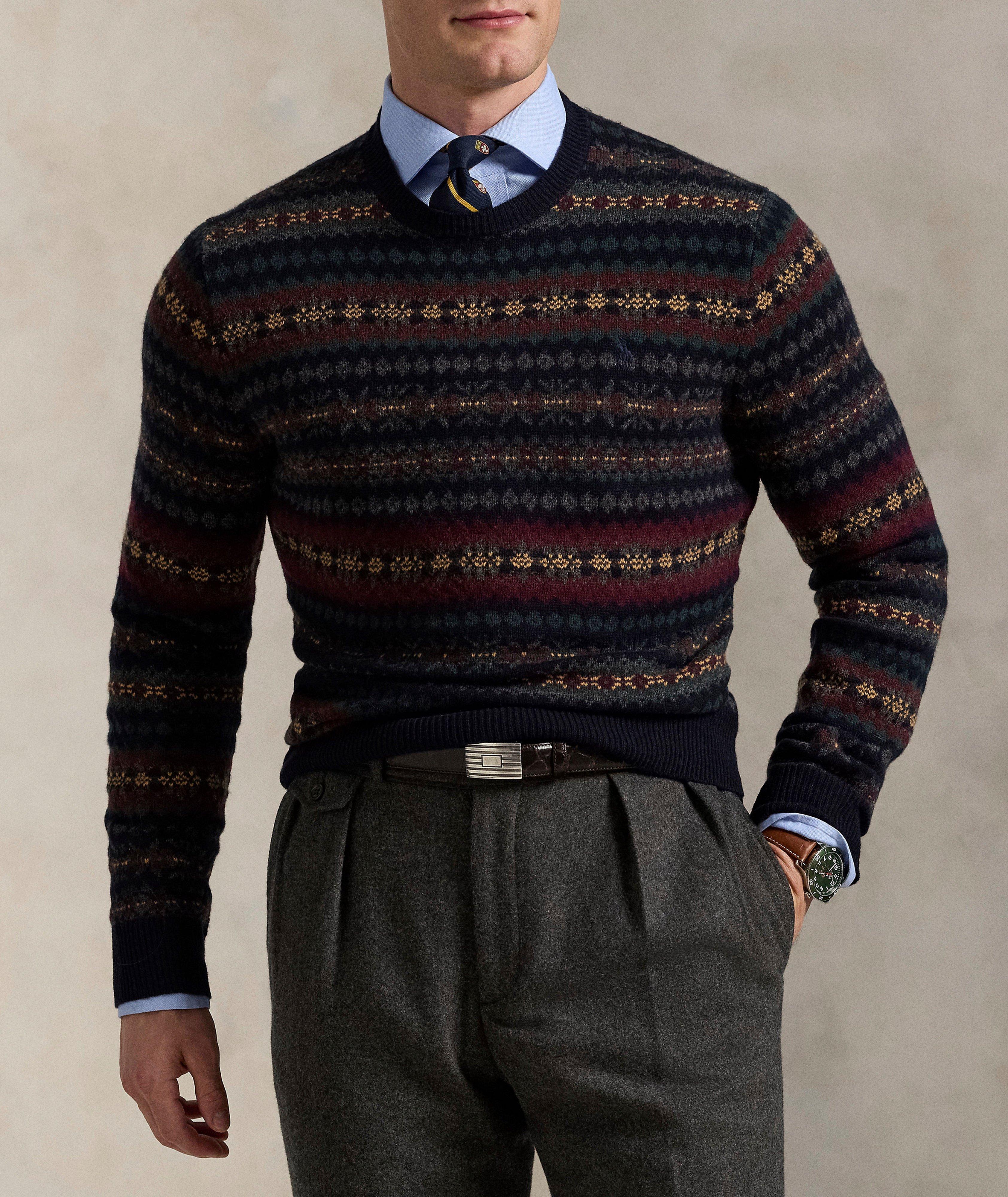 Fair Isle Wool Sweater image 1