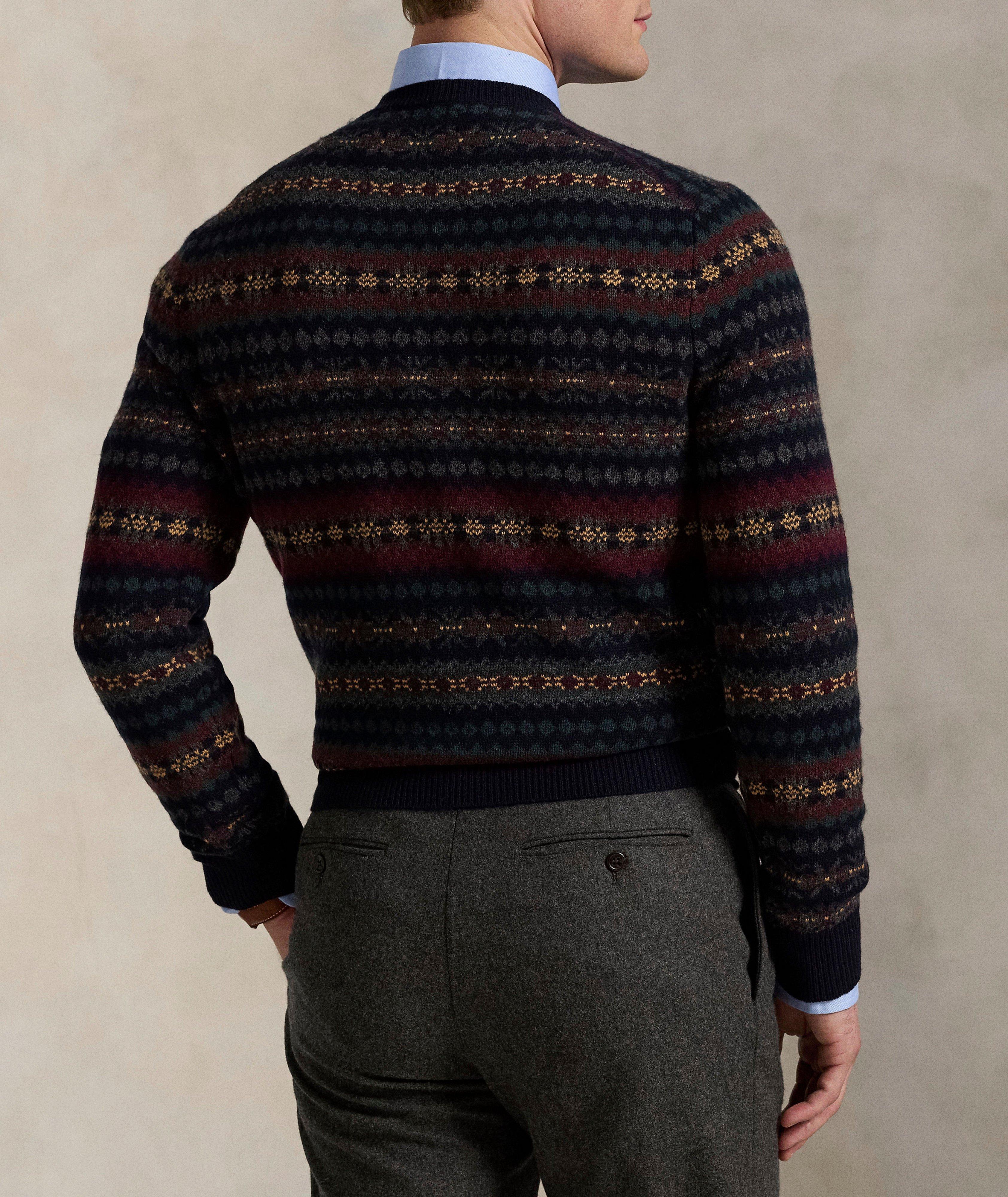 Fair Isle Wool Sweater image 2