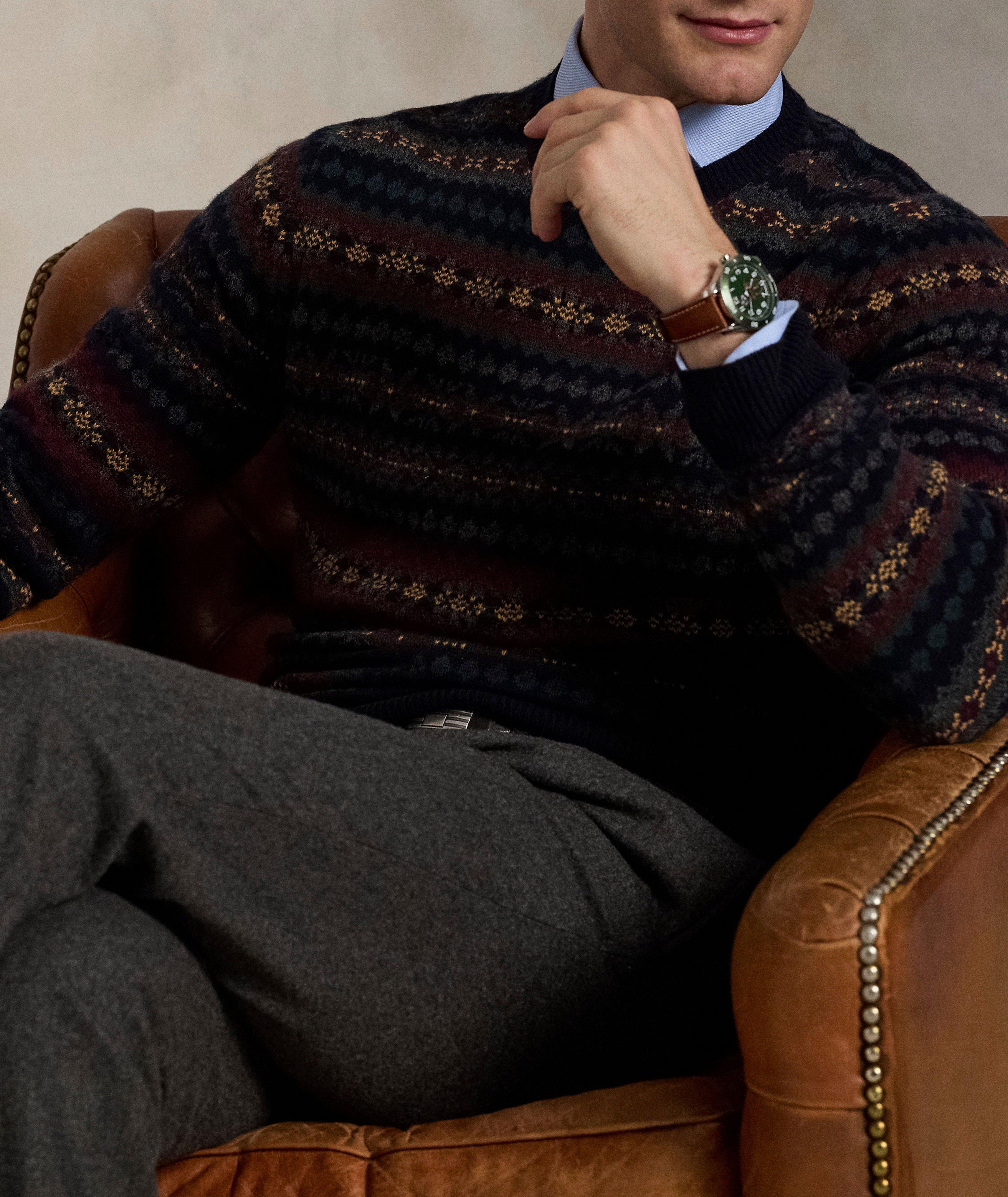 Fair Isle Wool Sweater image 3
