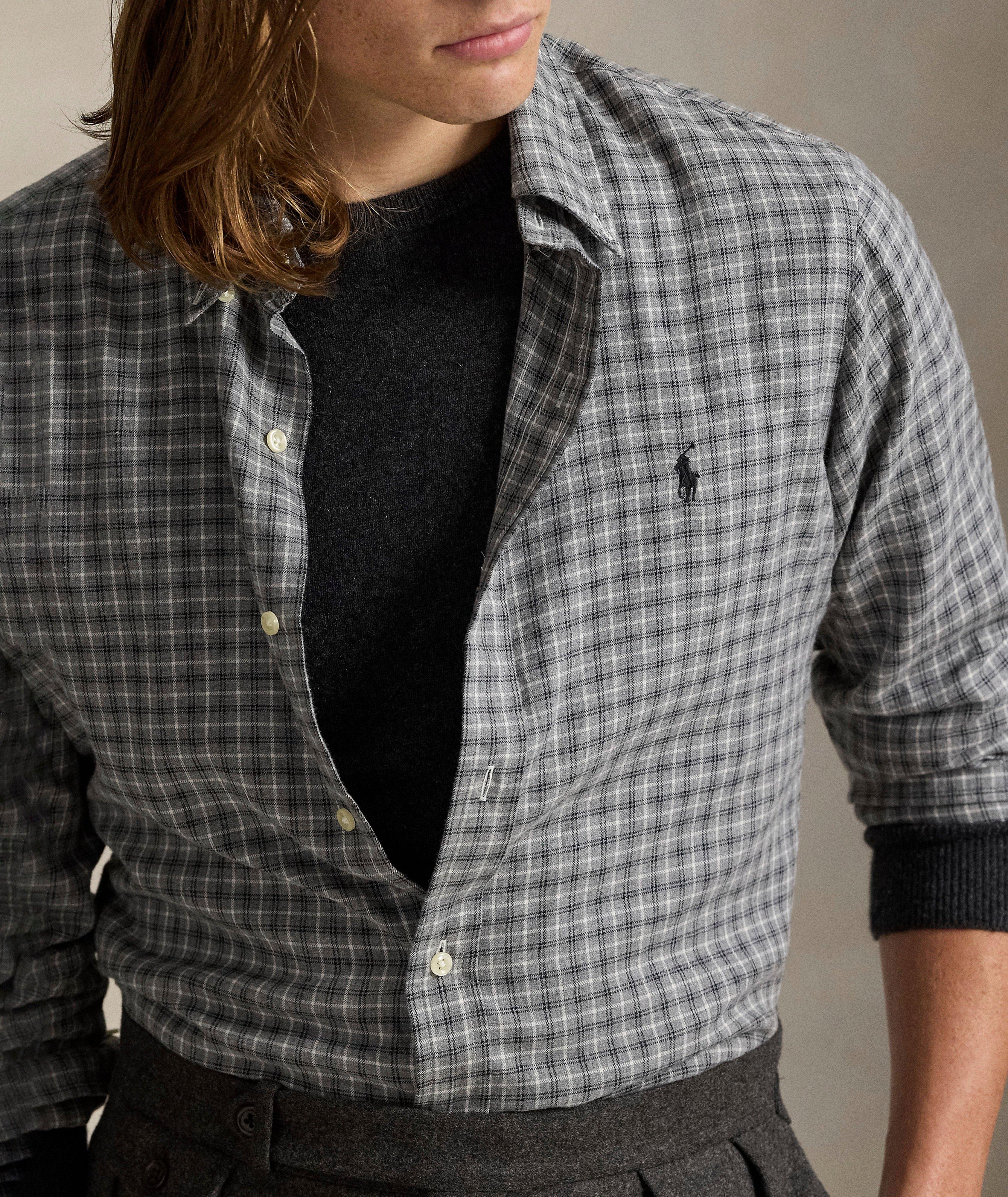 Plaid Cotton Twill Shirt image 3