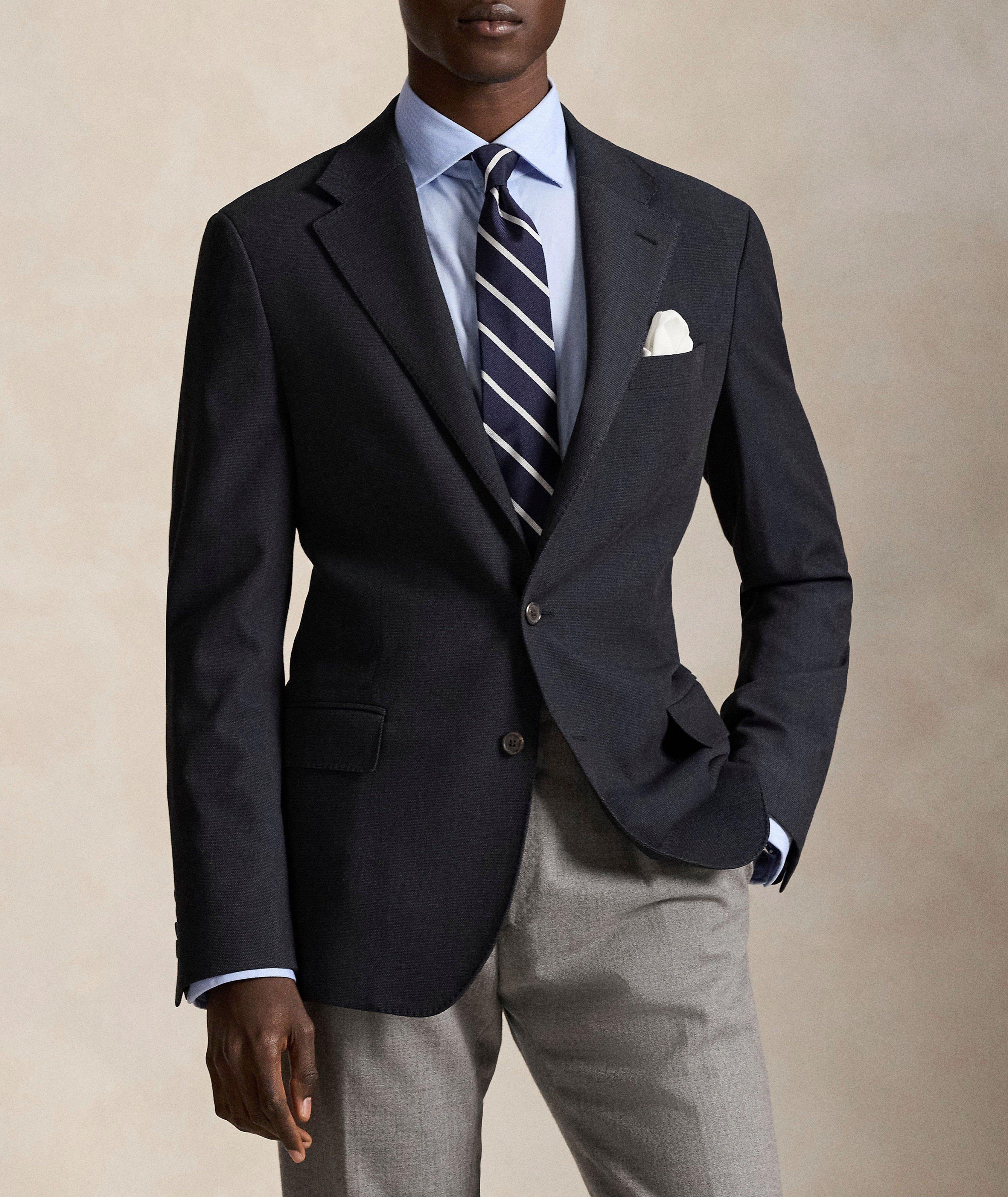 Single-Breasted Birdseye Sport Jacket image 1