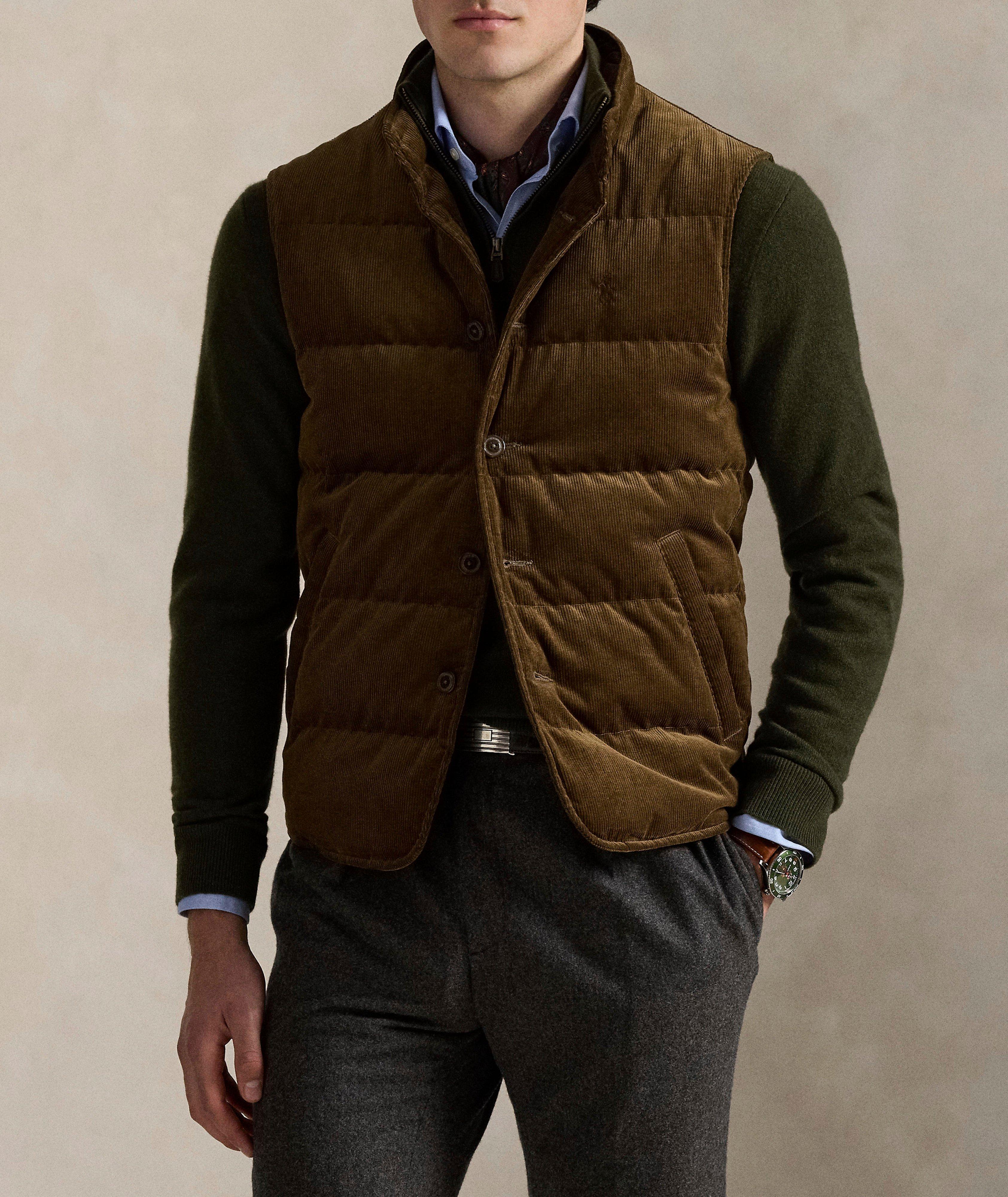 Quilted Corduroy Vest image 1