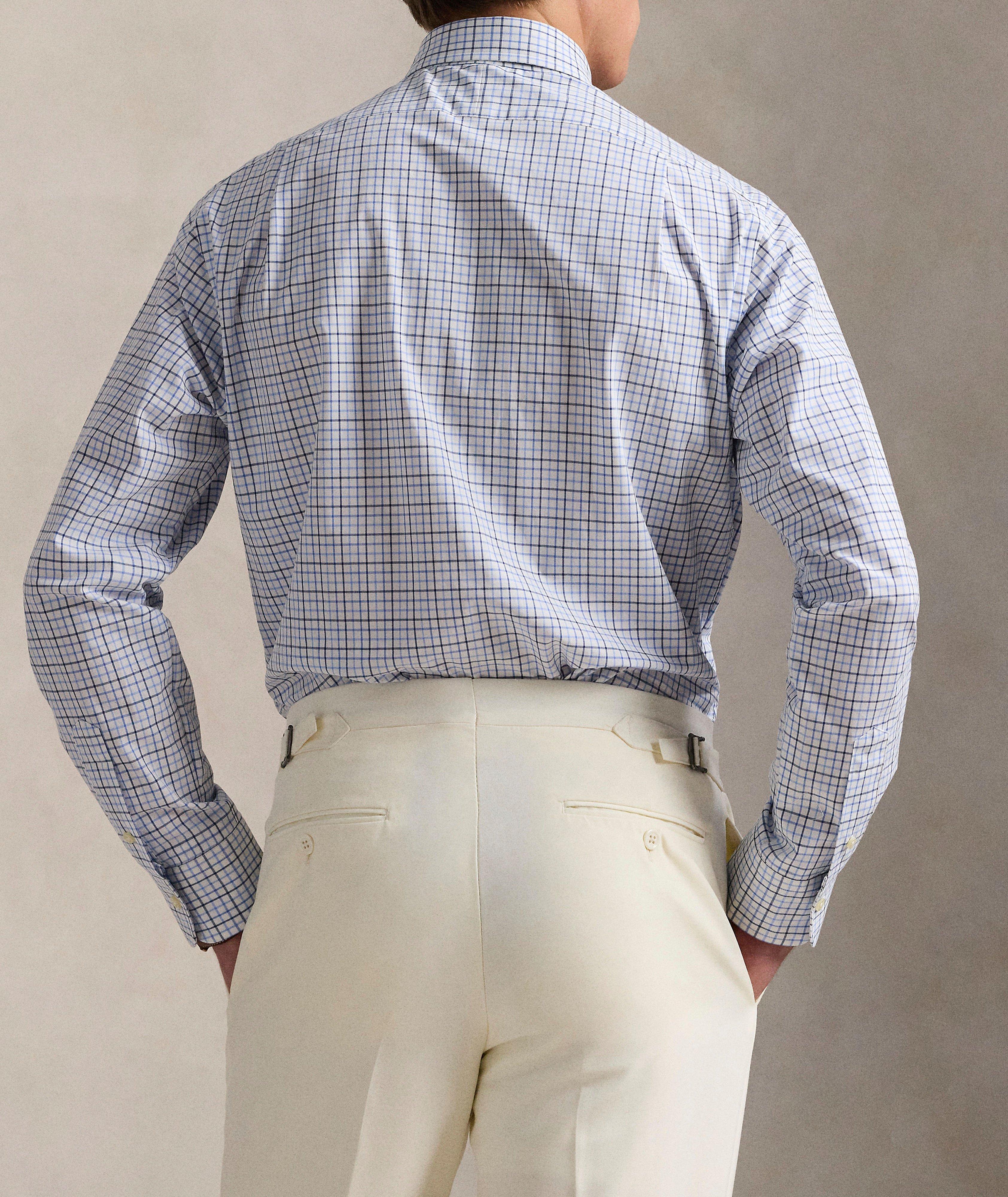 Checked Stretch-Cotton Shirt  image 2