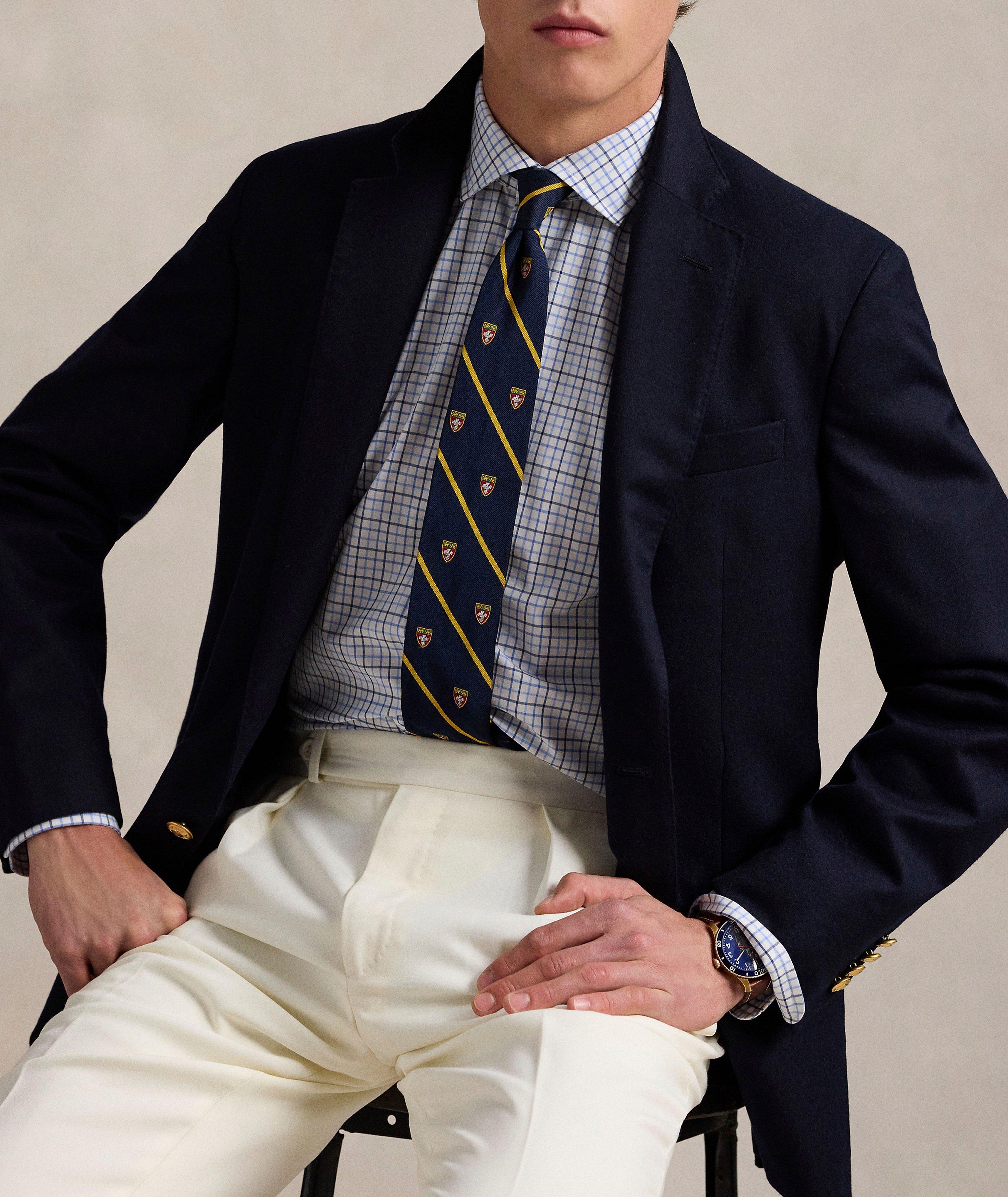 Checked Stretch-Cotton Shirt  image 3