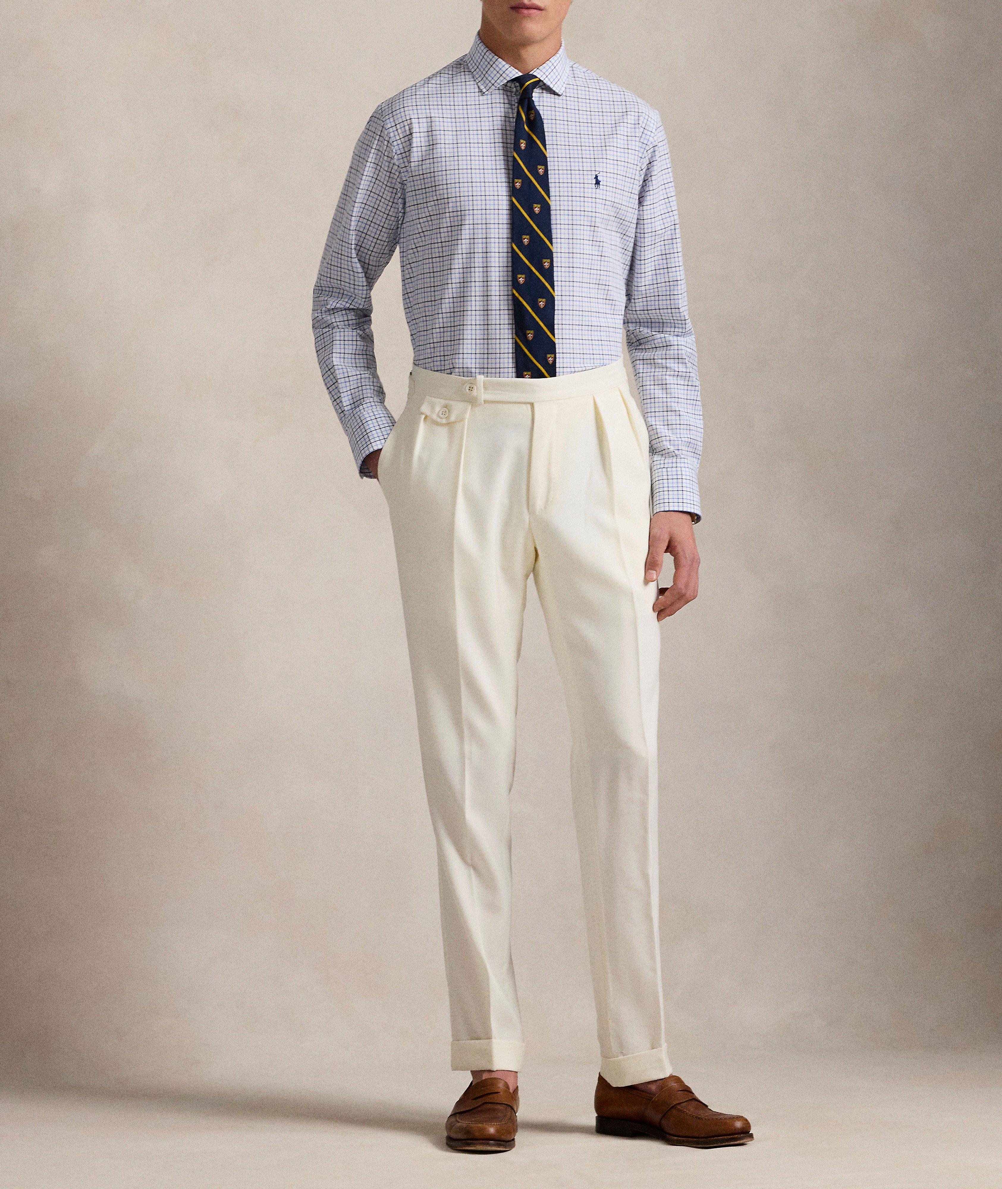 Checked Stretch-Cotton Shirt  image 4