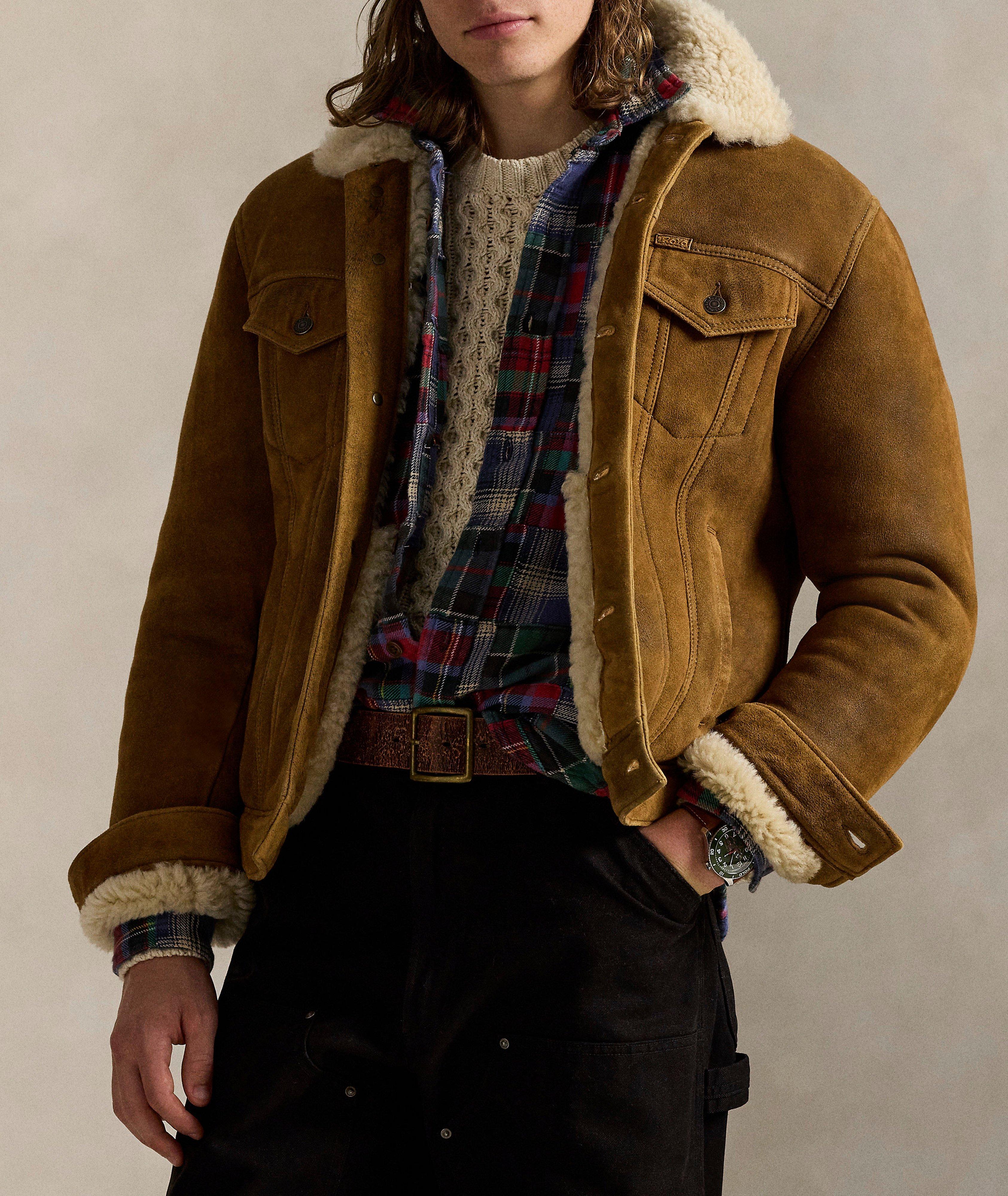 Veste camionneur en shearling image 1