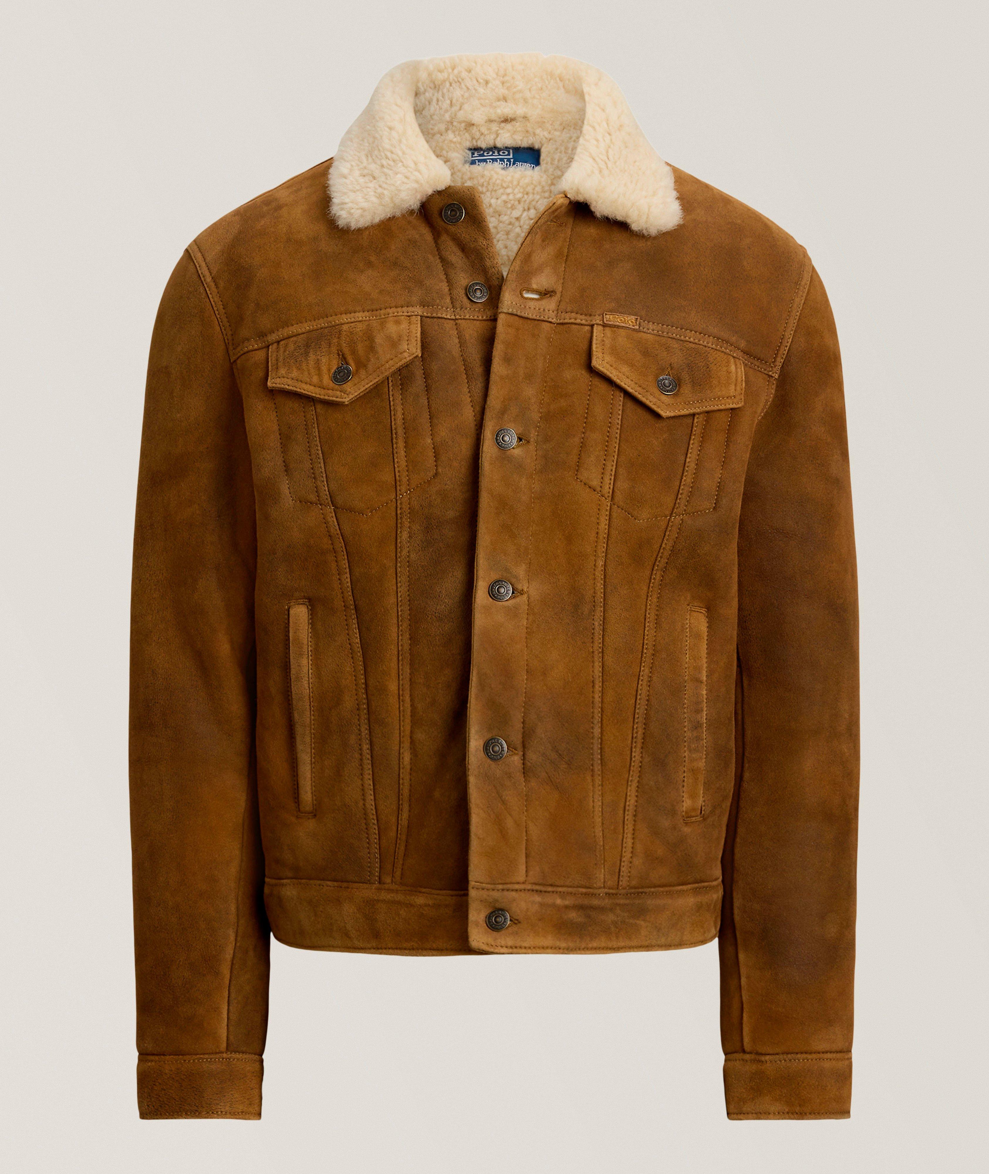 Veste camionneur en shearling image 0