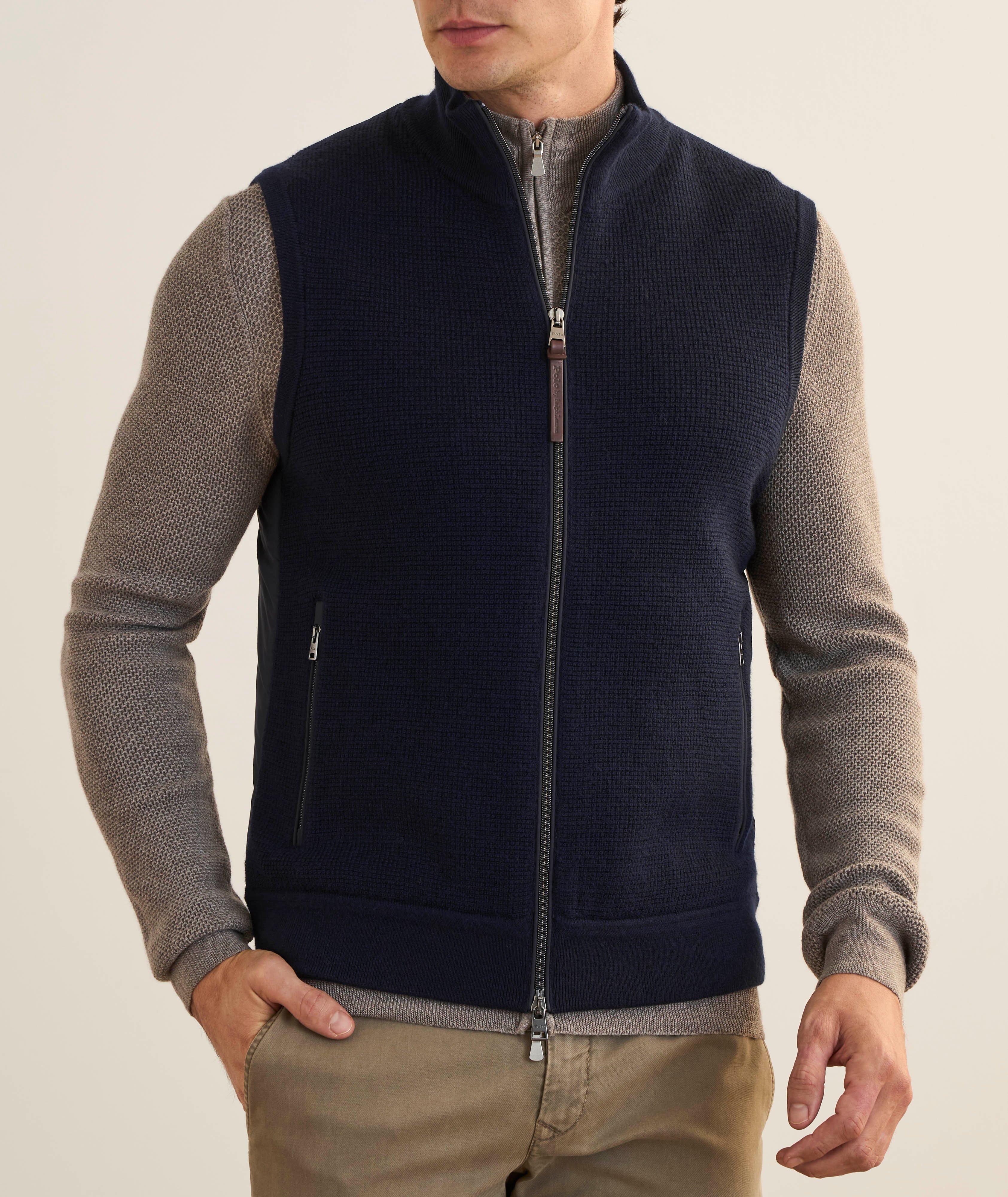 Gilet hybride en laine image 1