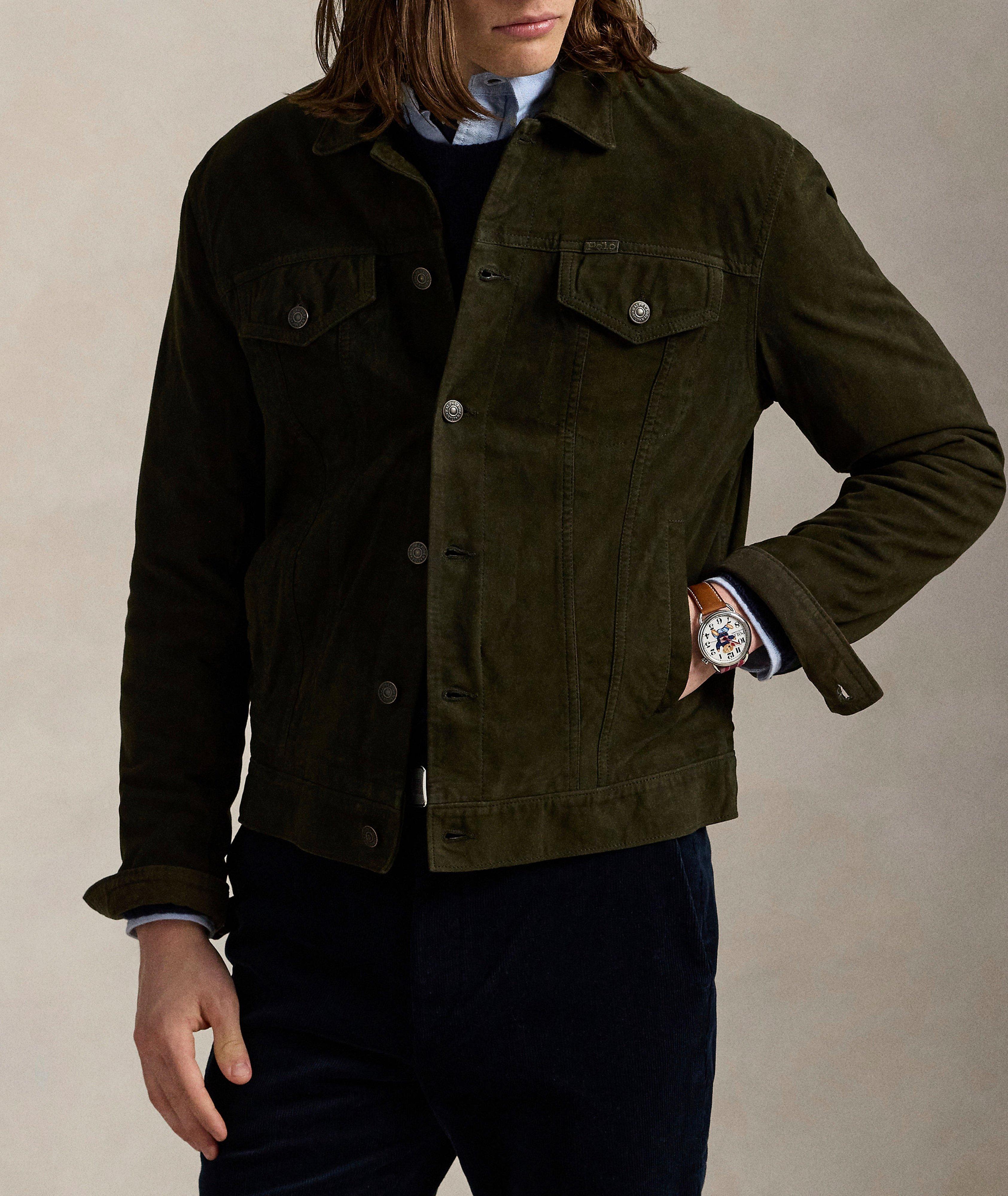 Suede Trucker Jacket image 1