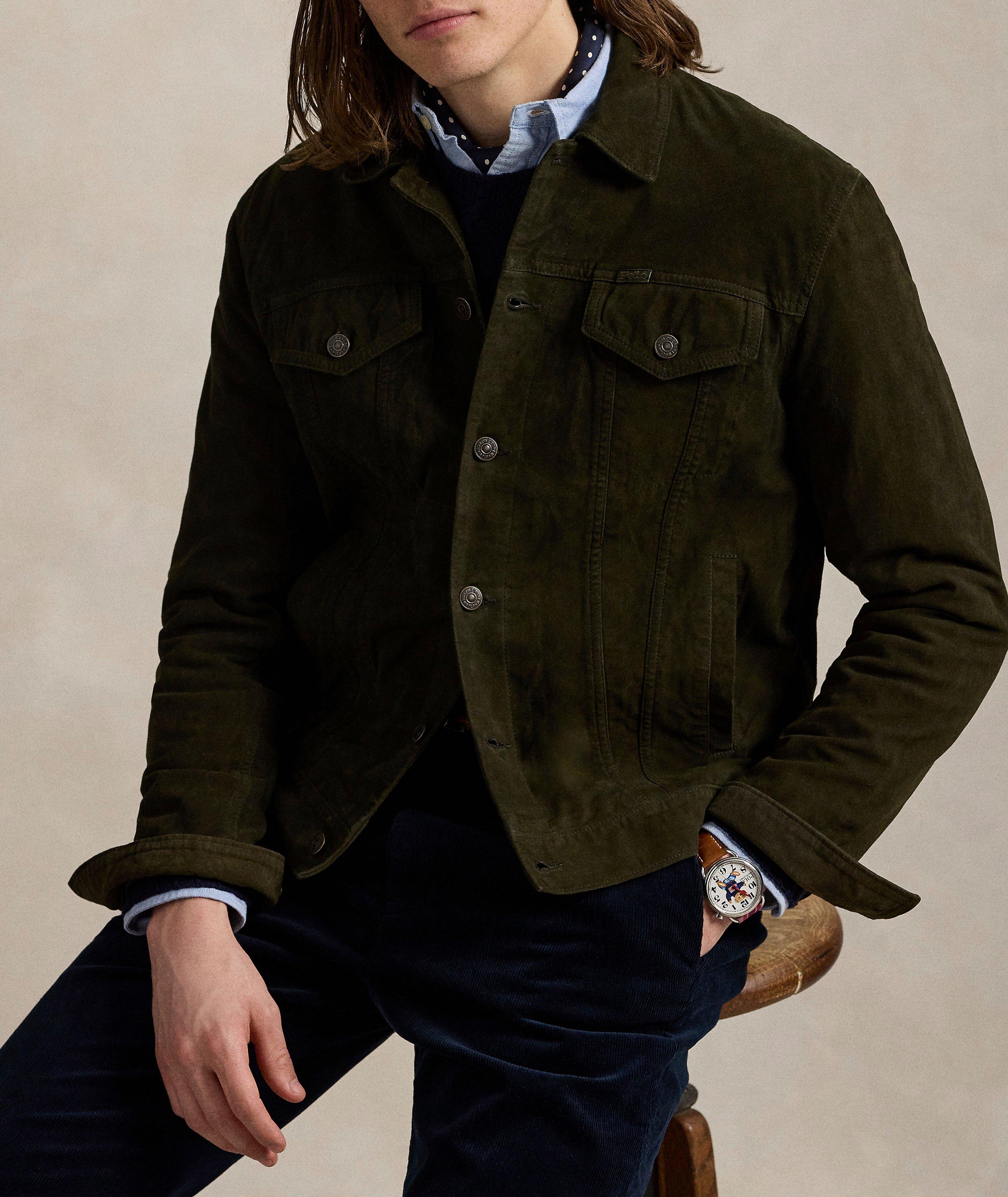 Suede Trucker Jacket image 4