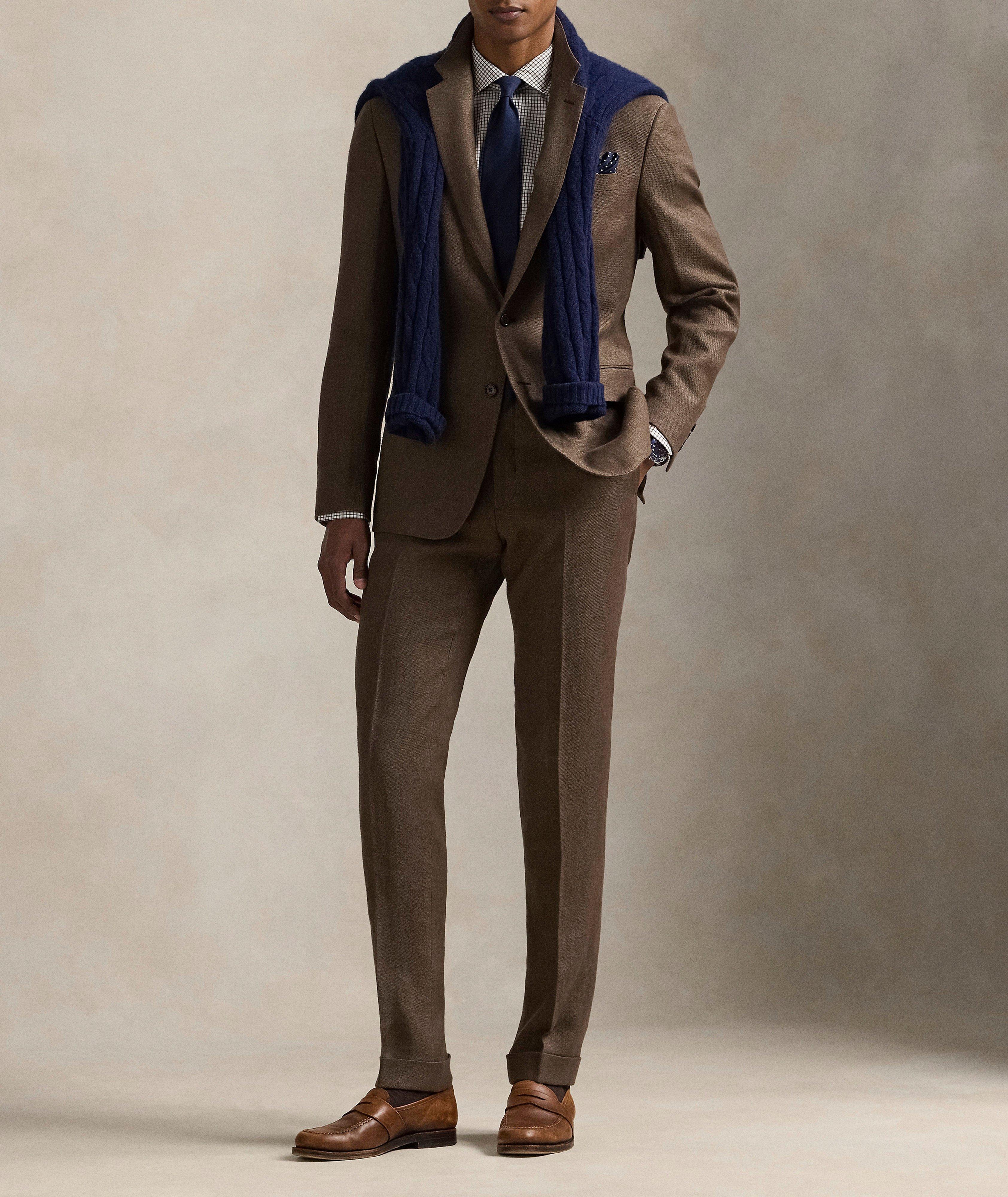 Windowpane Check Cotton Poplin Shirt  image 3
