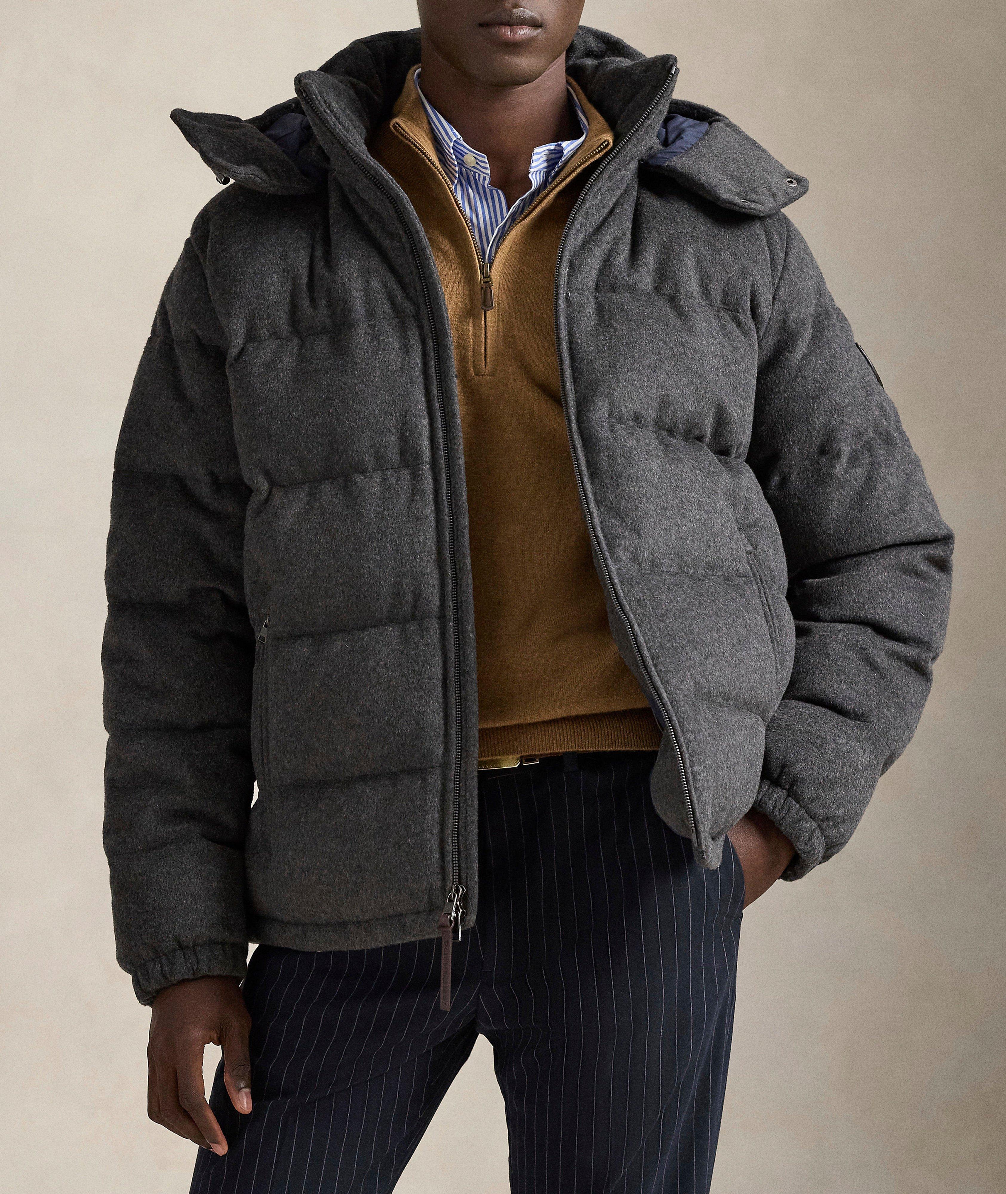 Bomber à capuchon matelassé au duvet image 1