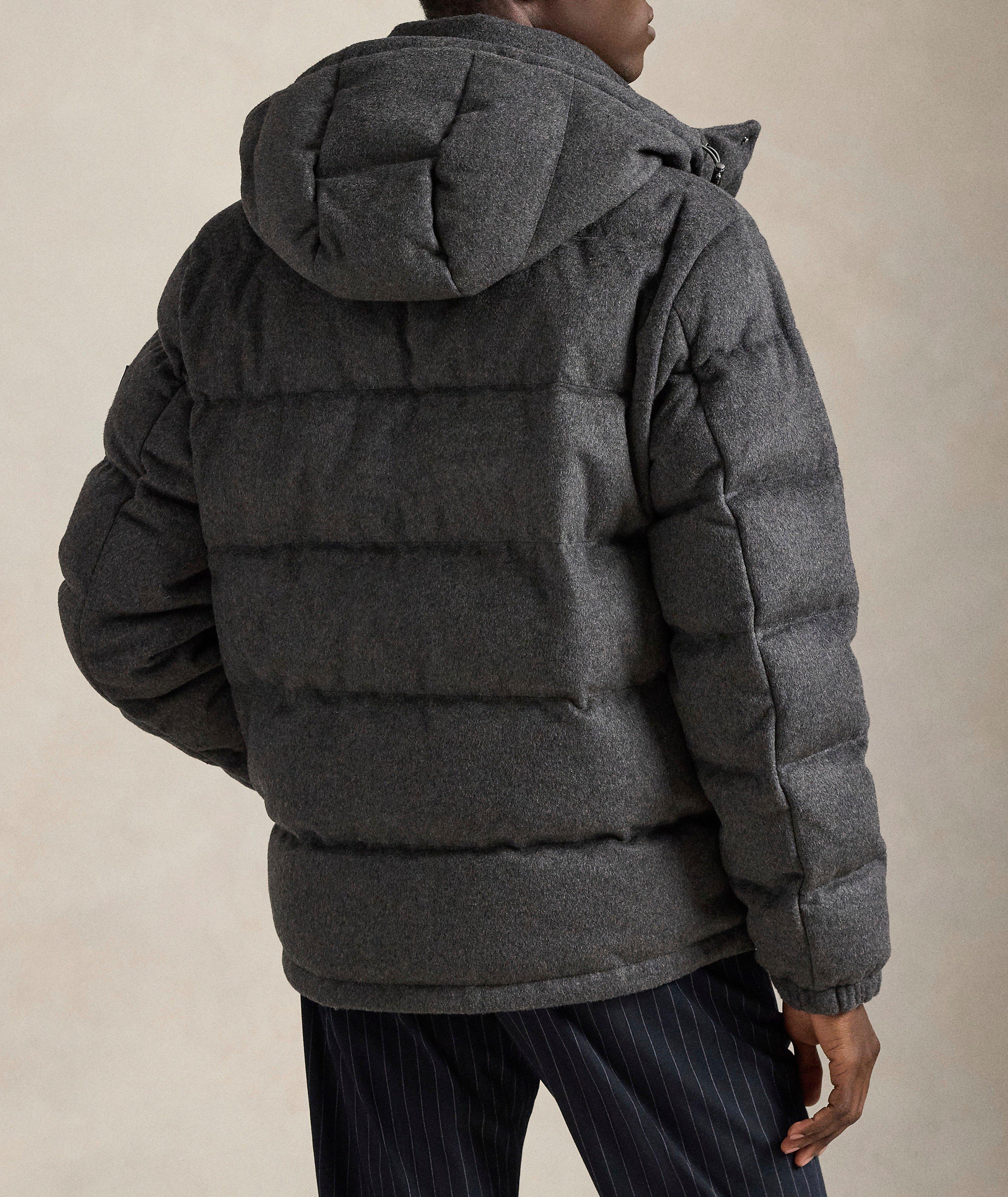 Bomber à capuchon matelassé au duvet image 2