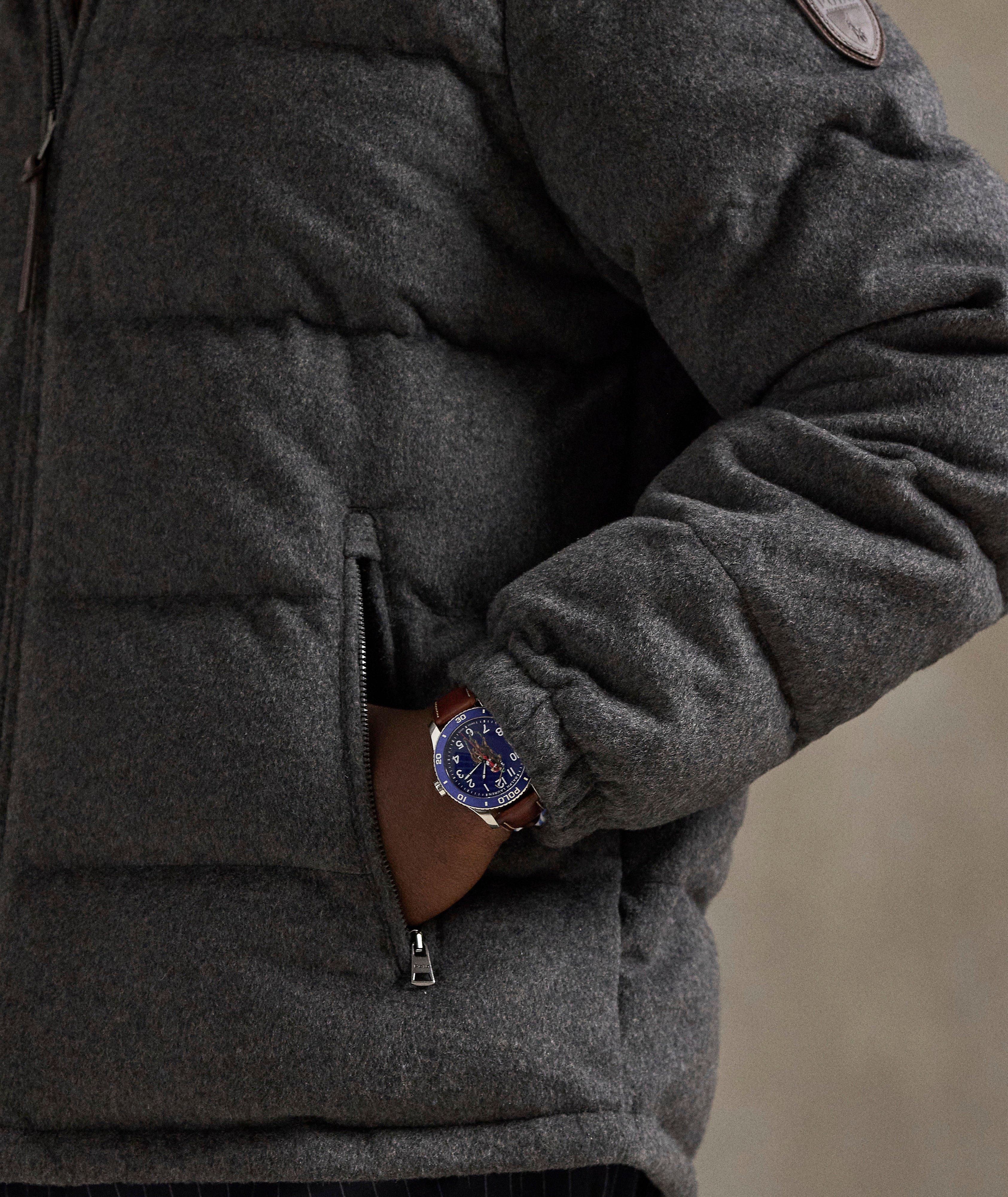 Bomber à capuchon matelassé au duvet image 4