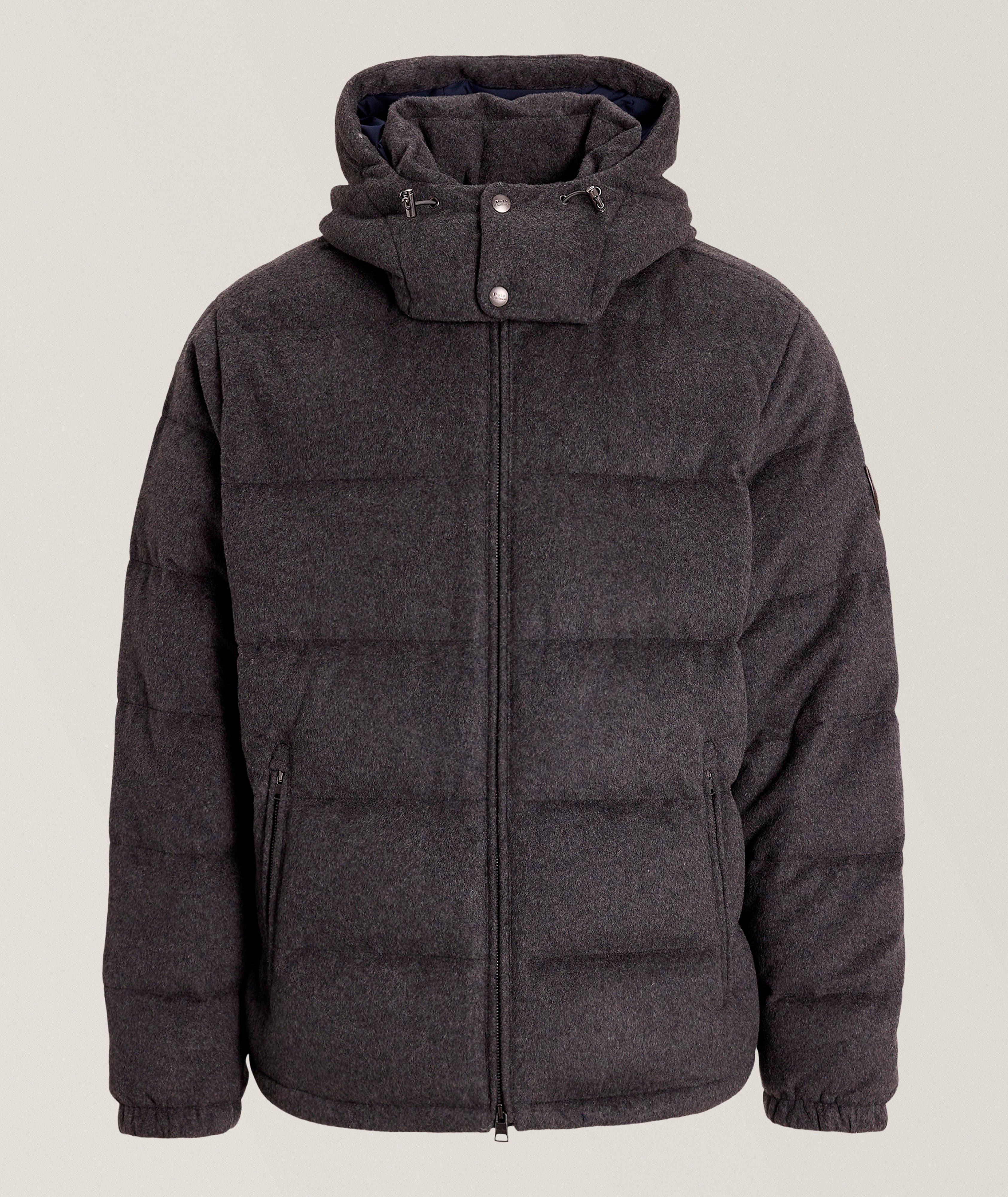 Bomber à capuchon matelassé au duvet image 0