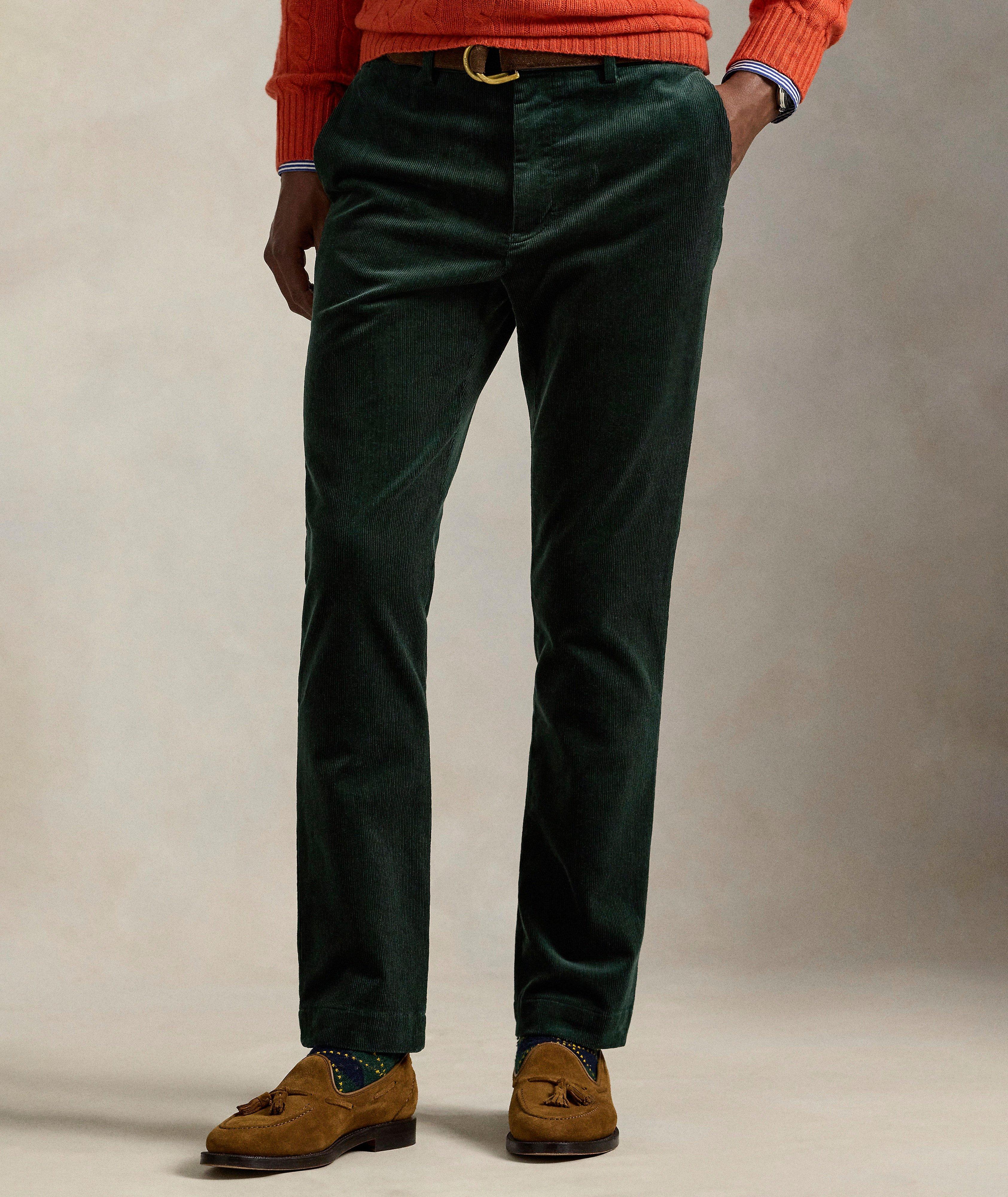 Pantalon slim en velours côtelé stretch Andover image 1