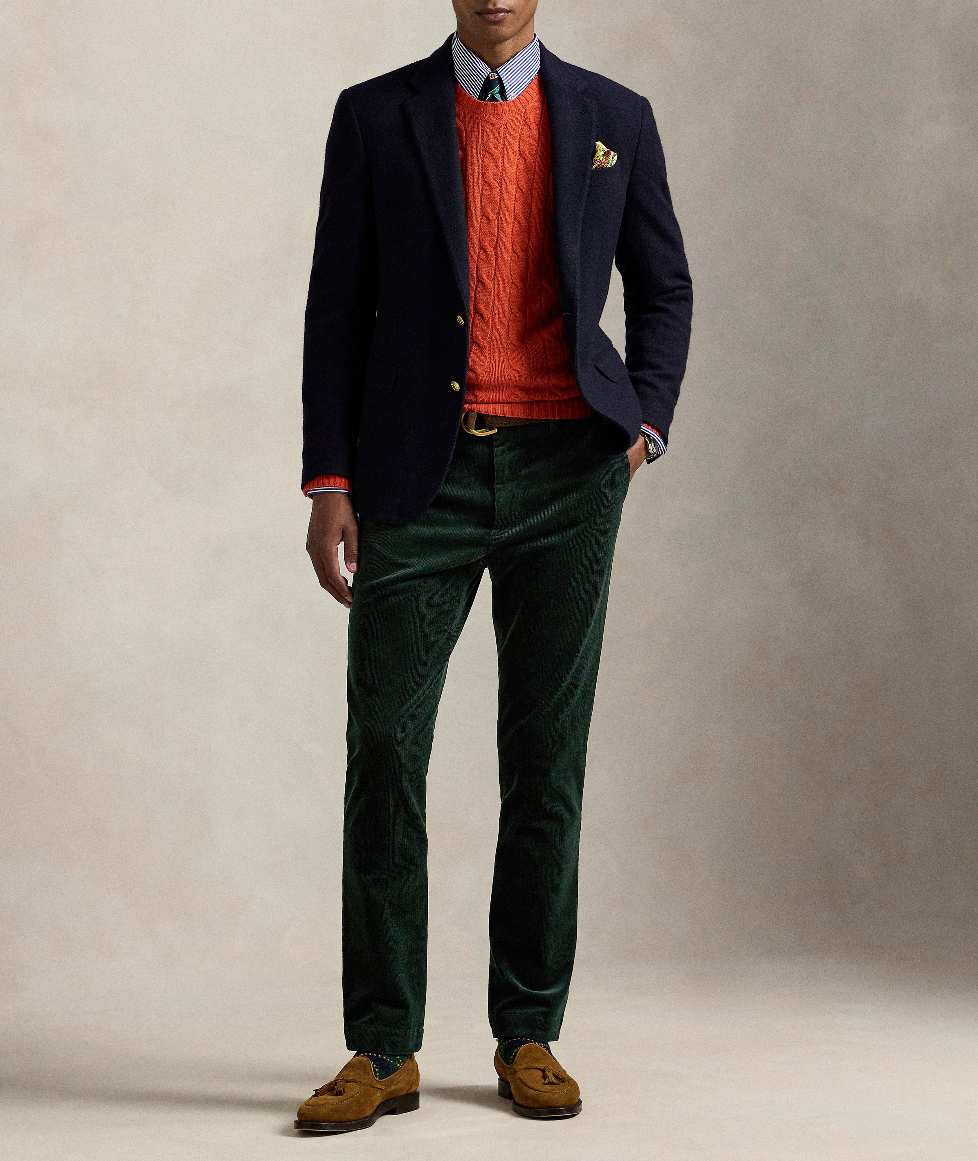 Pantalon slim en velours côtelé stretch Andover image 4