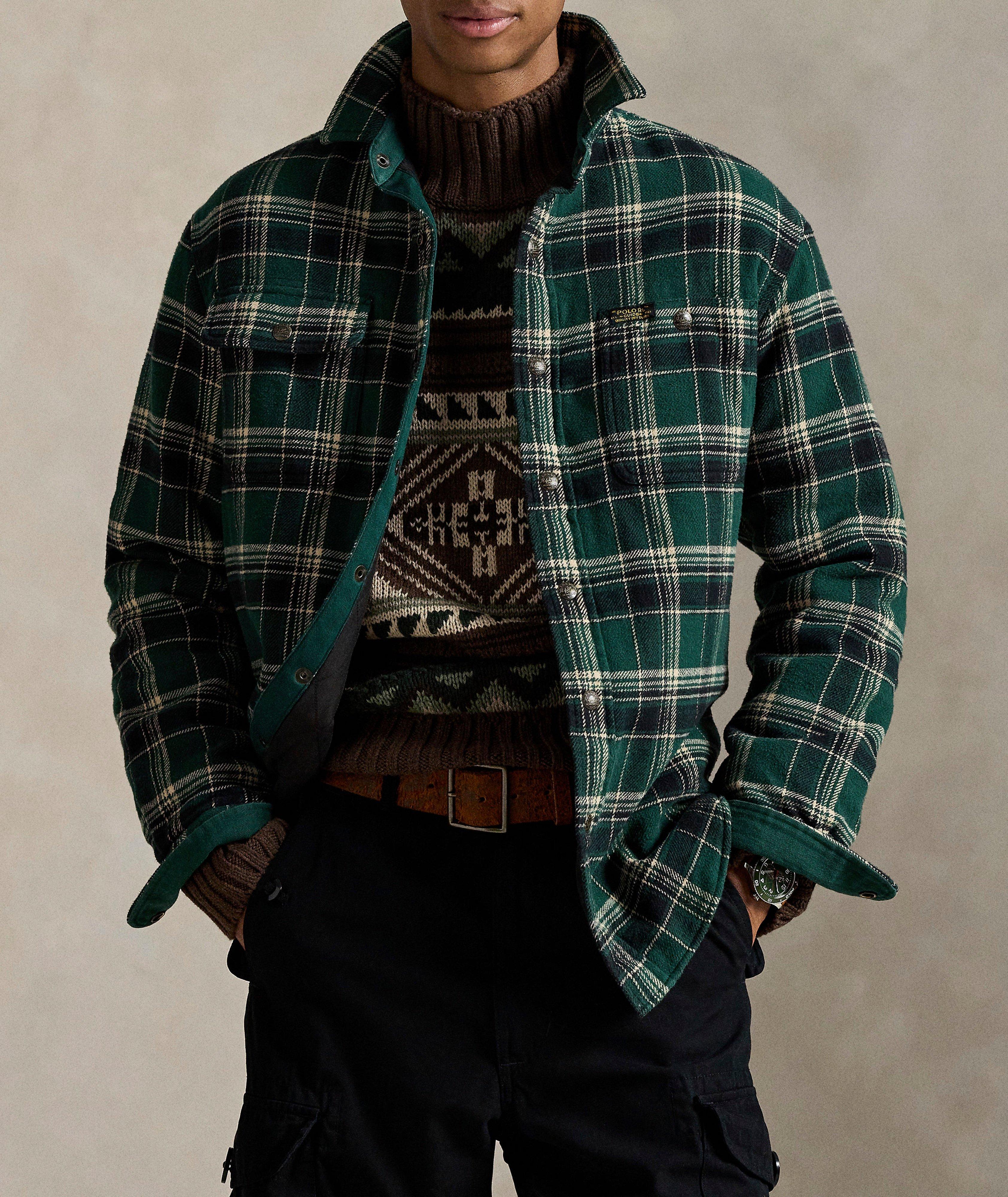 Checked Flannel Overshirt  image 1