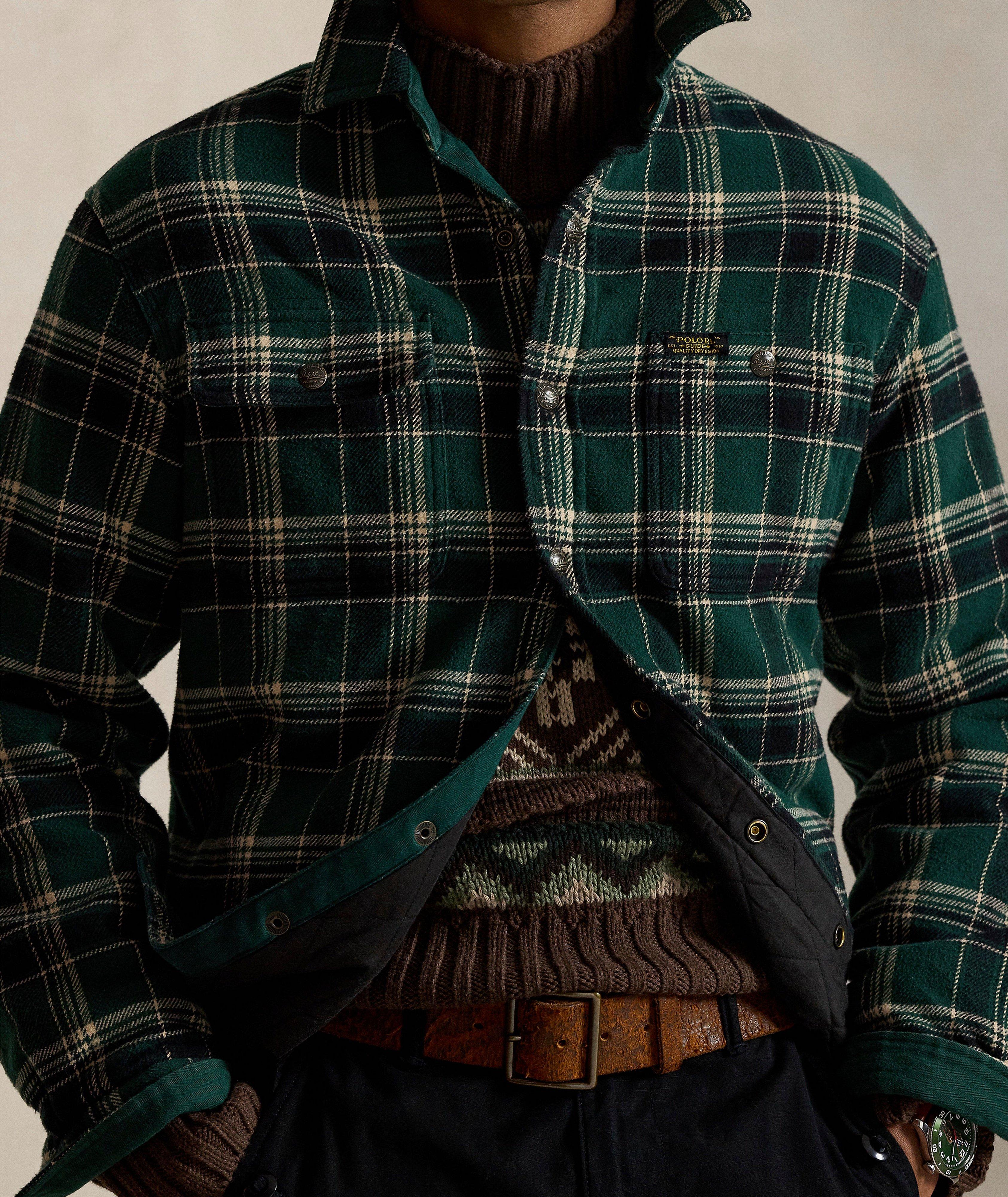 Checked Flannel Overshirt  image 3