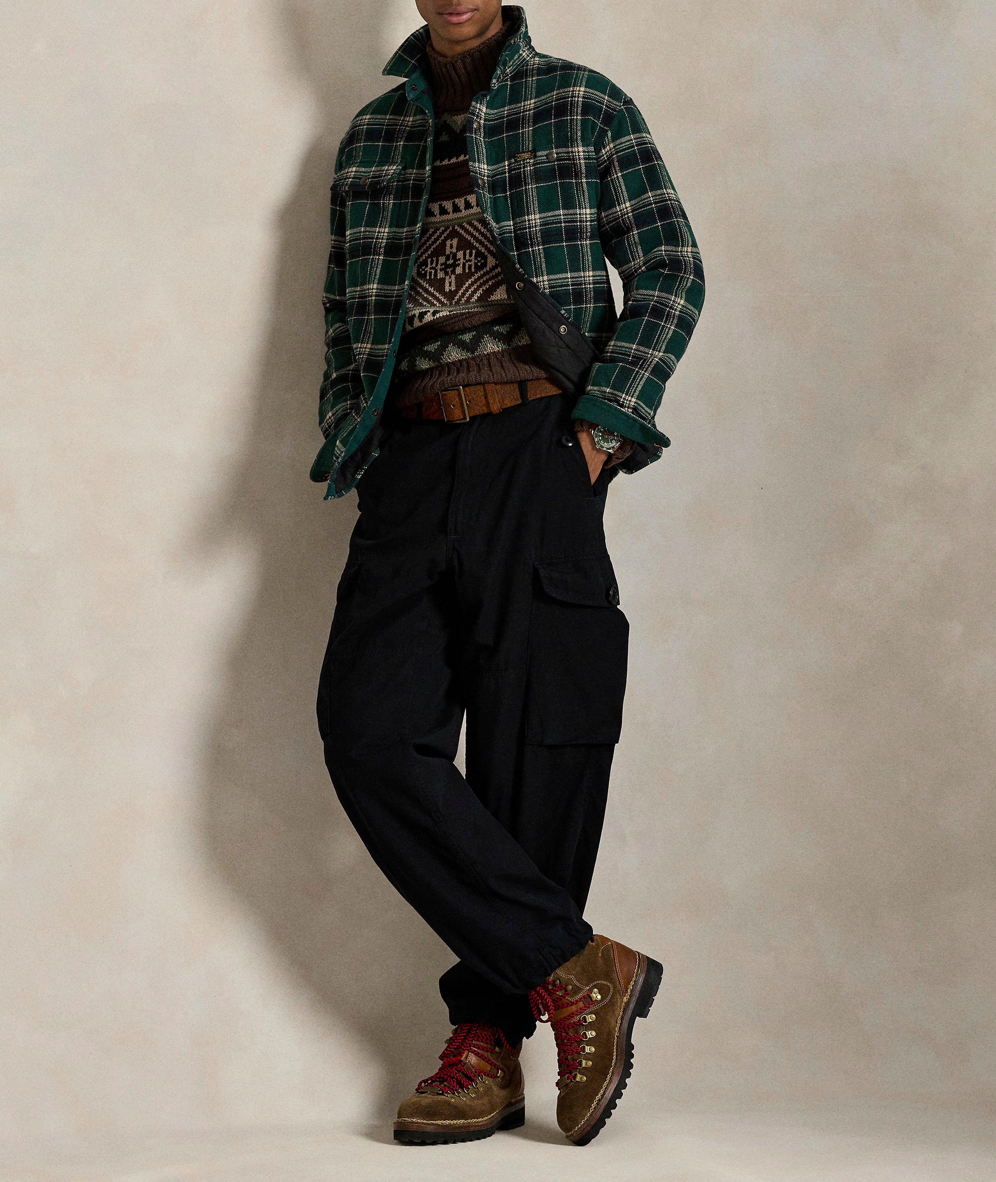 Checked Flannel Overshirt  image 5