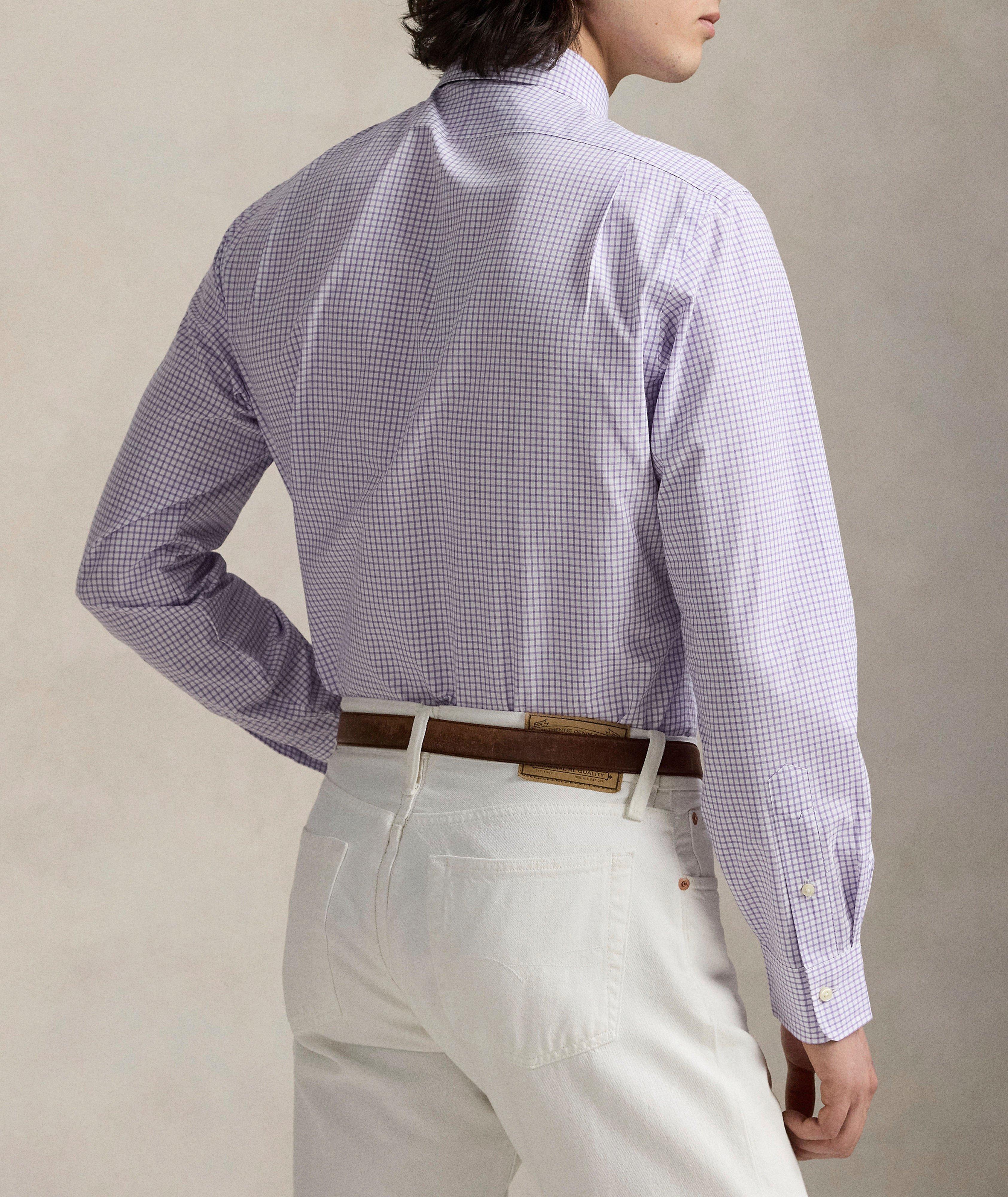 Chemise en popeline à carreaux Glen image 2