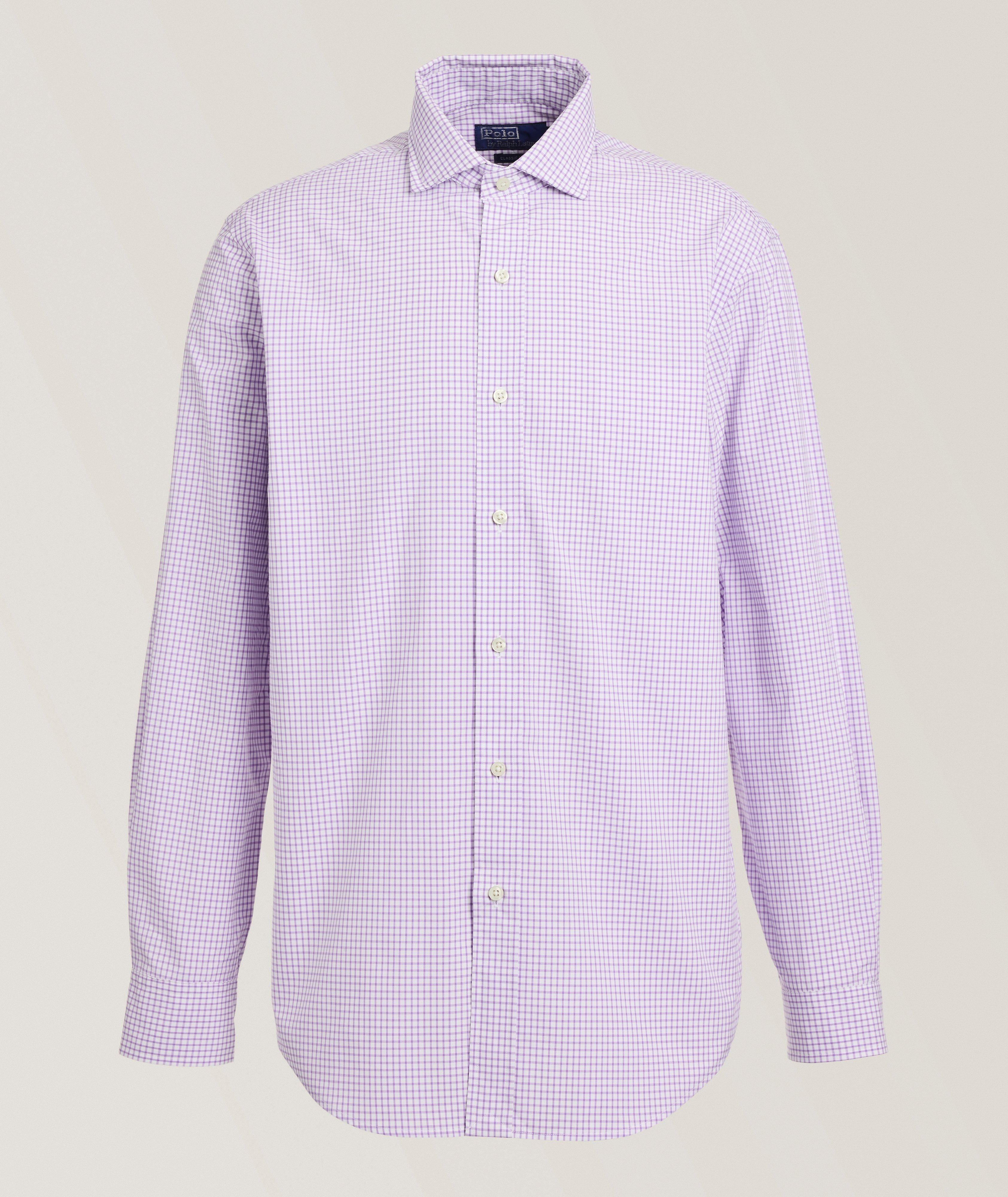 Chemise en popeline à carreaux Glen image 0