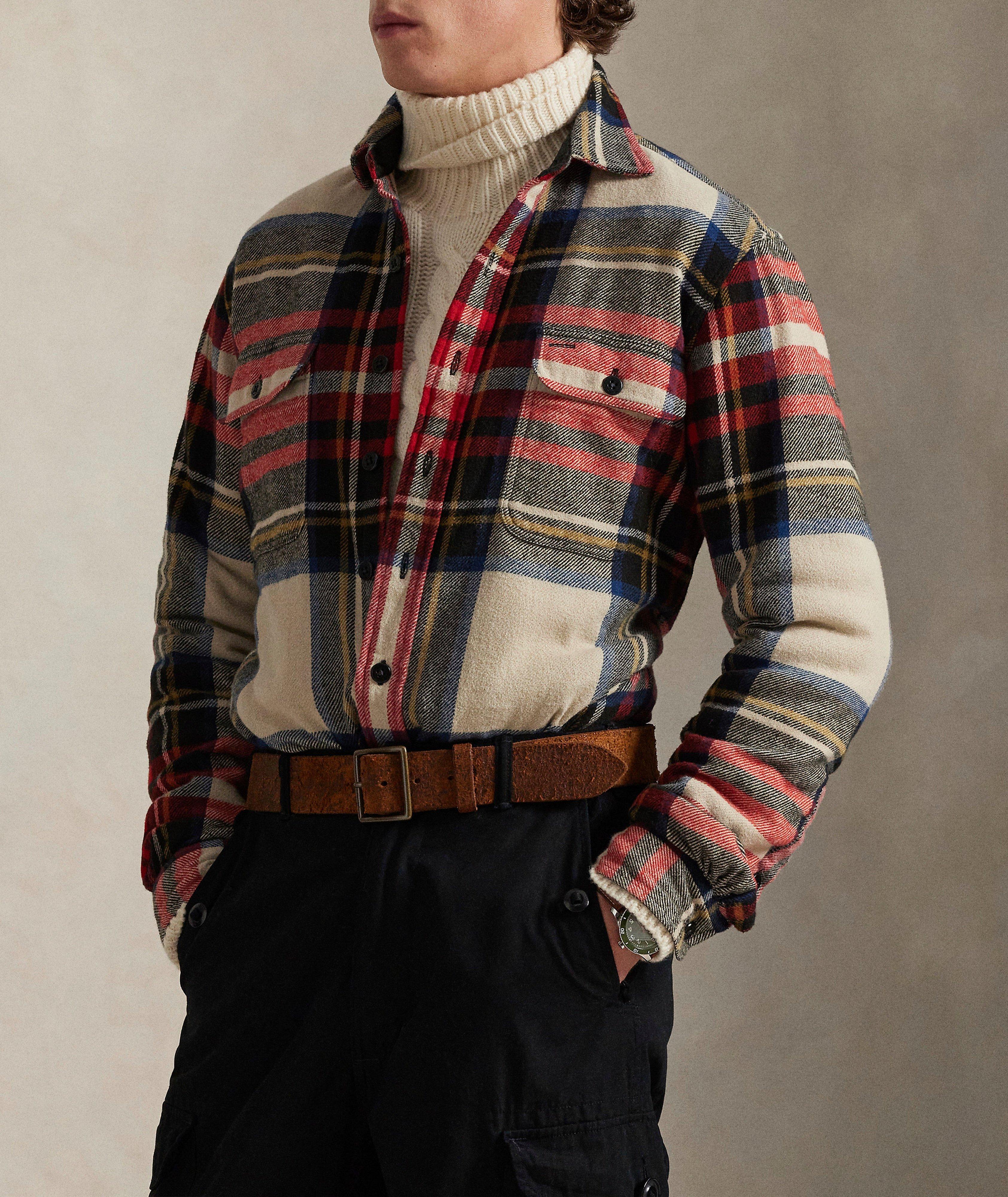 Checked Flannel Overshirt  image 1