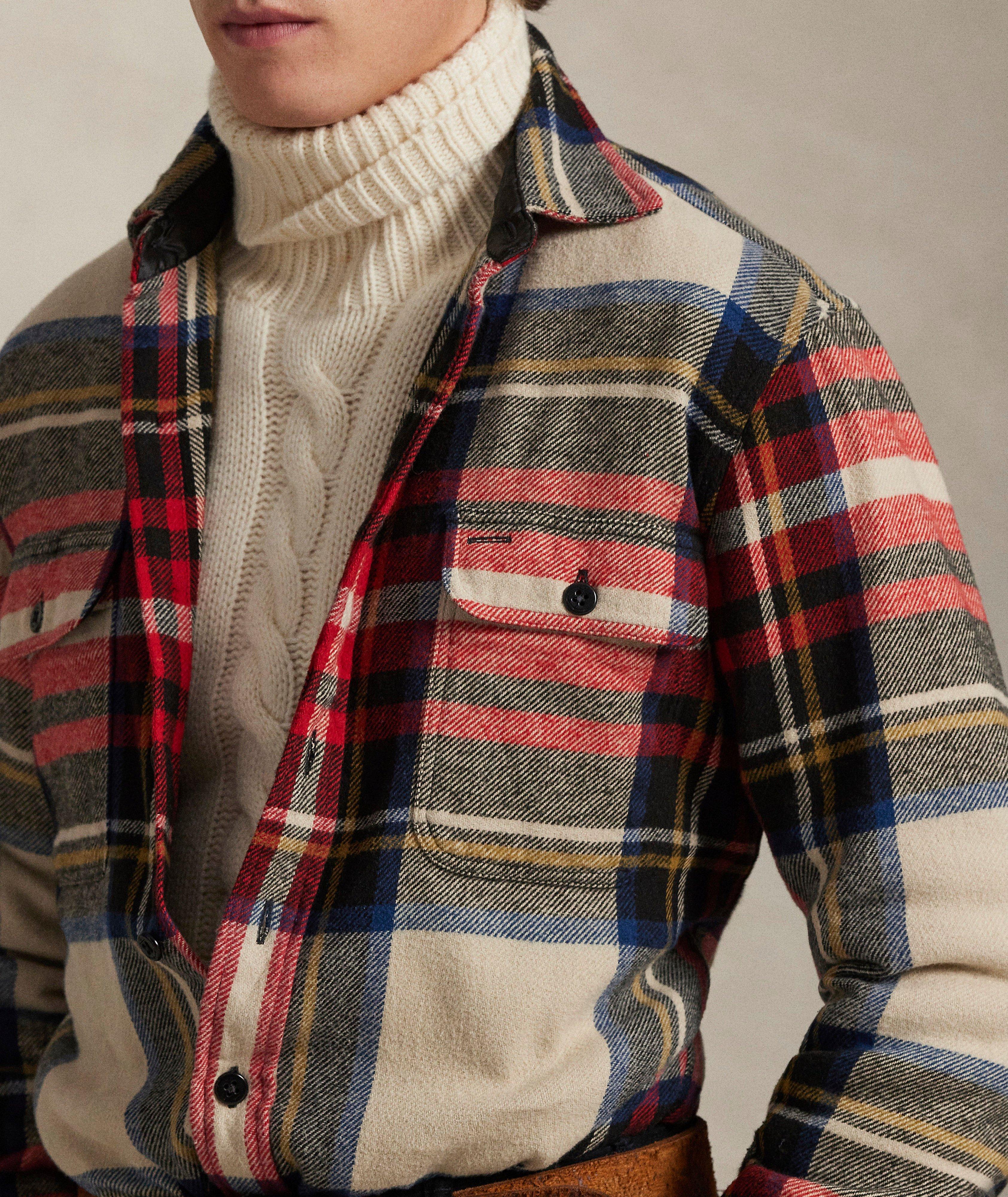 Checked Flannel Overshirt  image 3