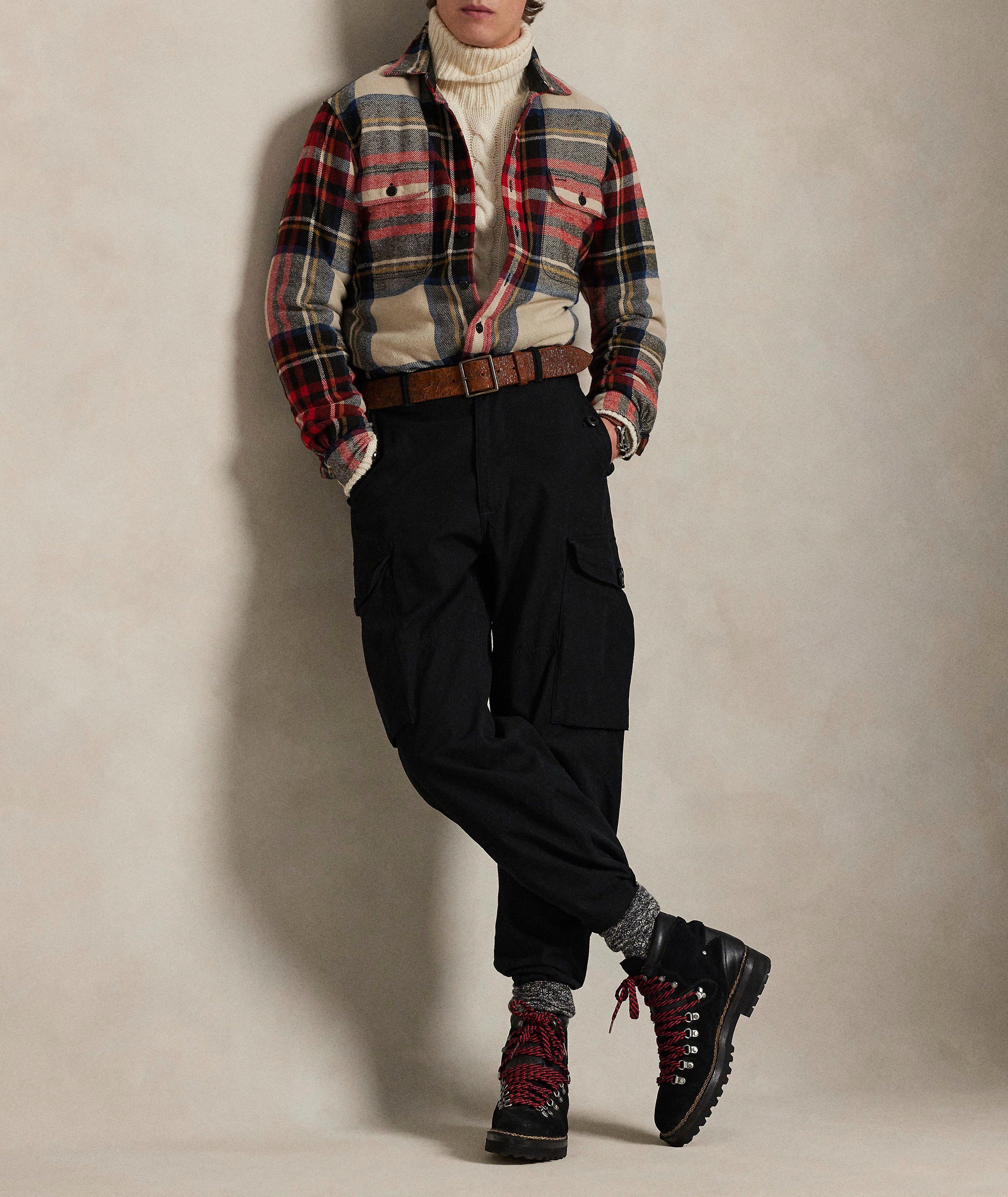 Checked Flannel Overshirt  image 4