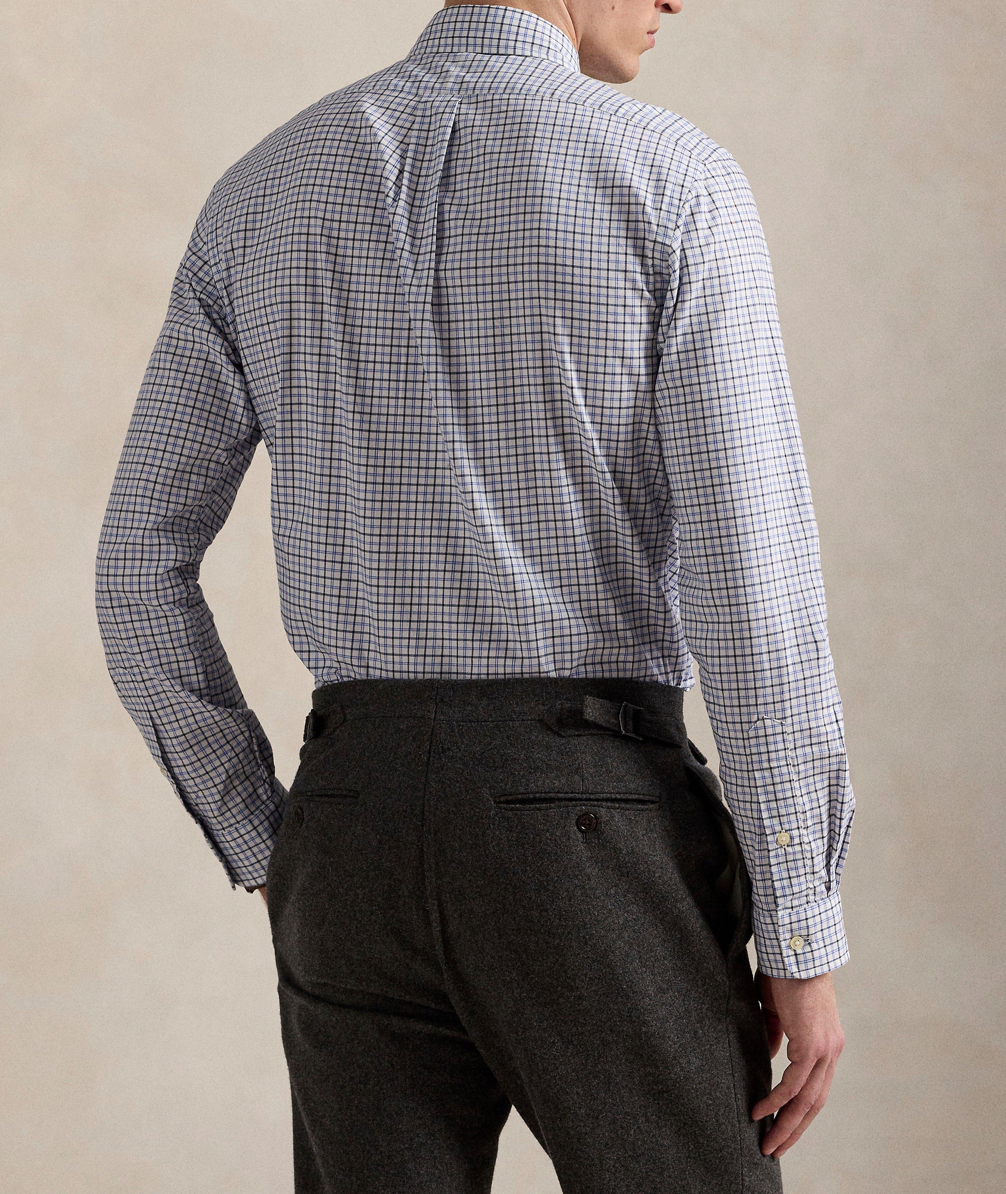 Classic-Fit Plaid Twill Shirt image 2